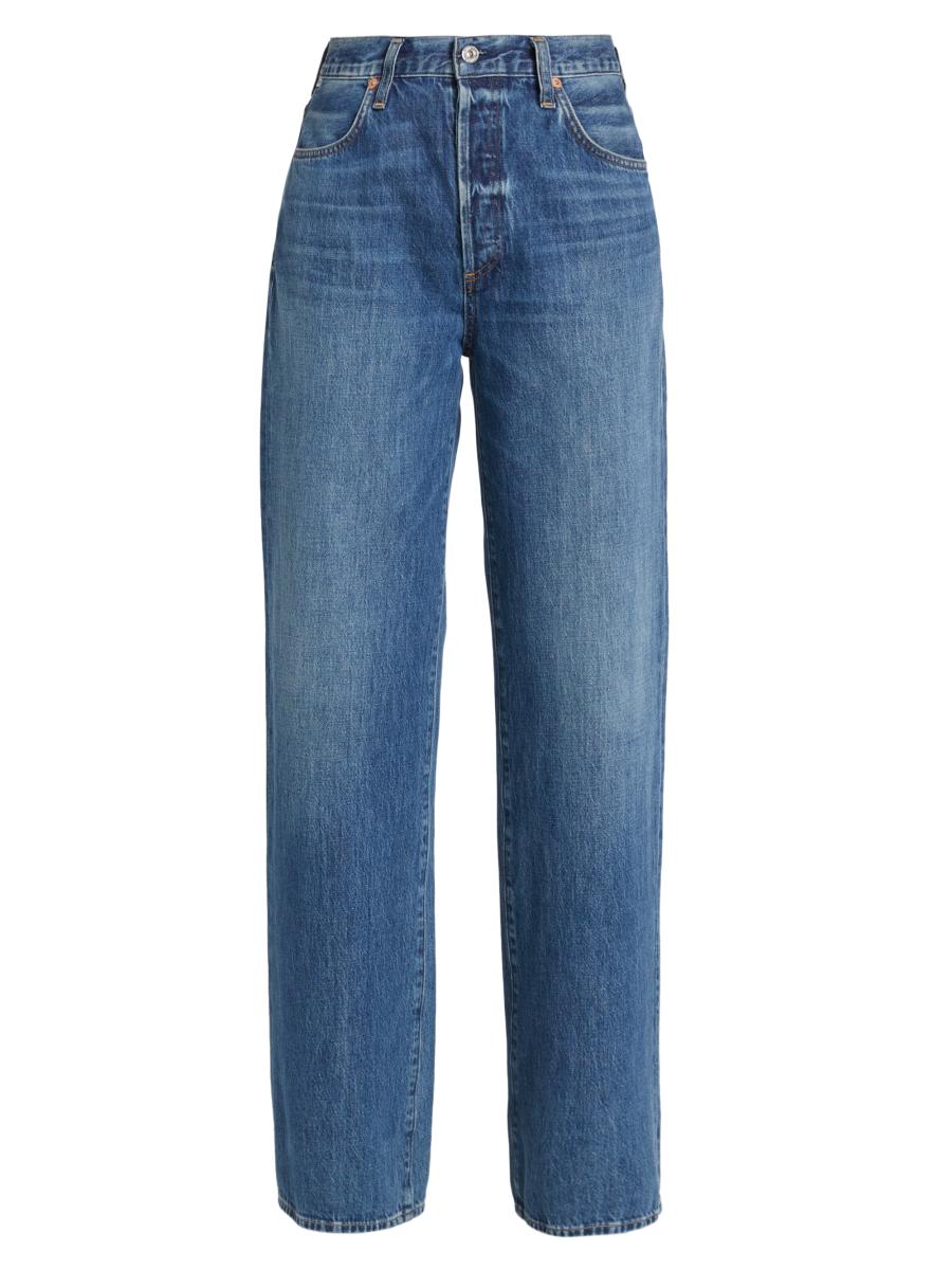 【Citizens of Humanity】 Willa high-riseストレートジーンズ WILLA High-Rise Mom Fit Straight Leg in Play – Unpublished