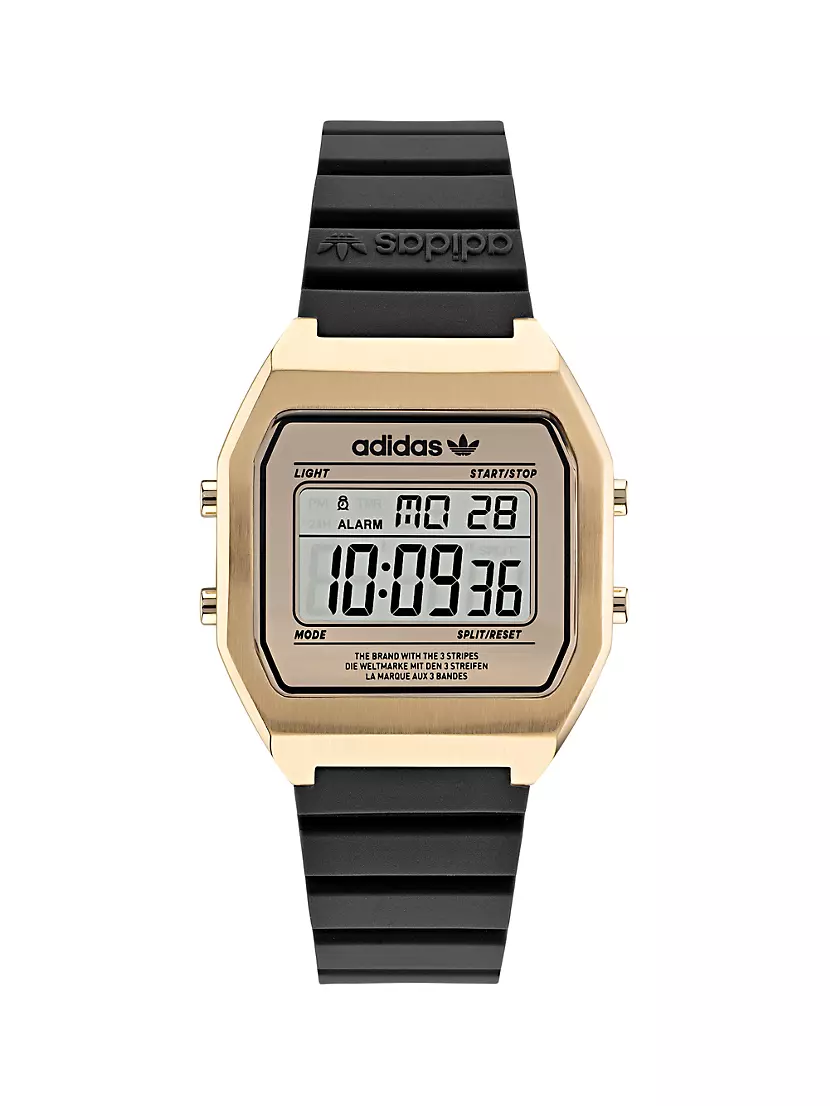 Shop adidas Digital 2 Resin Strap Watch | Saks Fifth Avenue