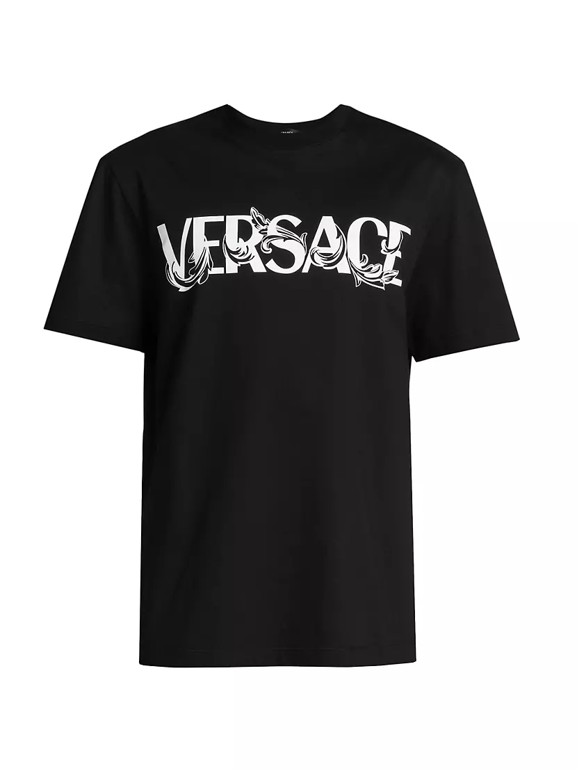 Shop Versace Logo Cotton T-Shirt | Saks Fifth Avenue