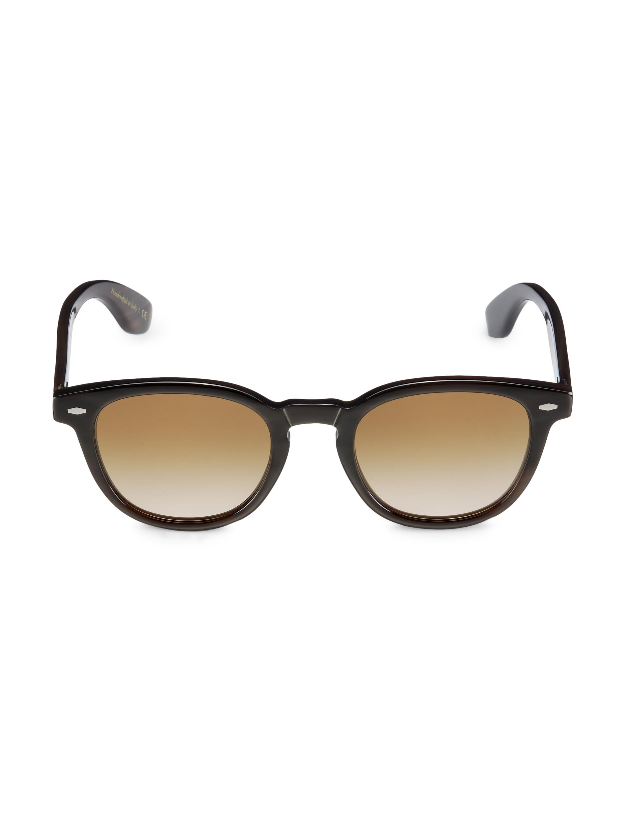 Oliver Peoples Men's Brunello Cuccinelli &  Jep Horn 49MM Sunglasses - Brown