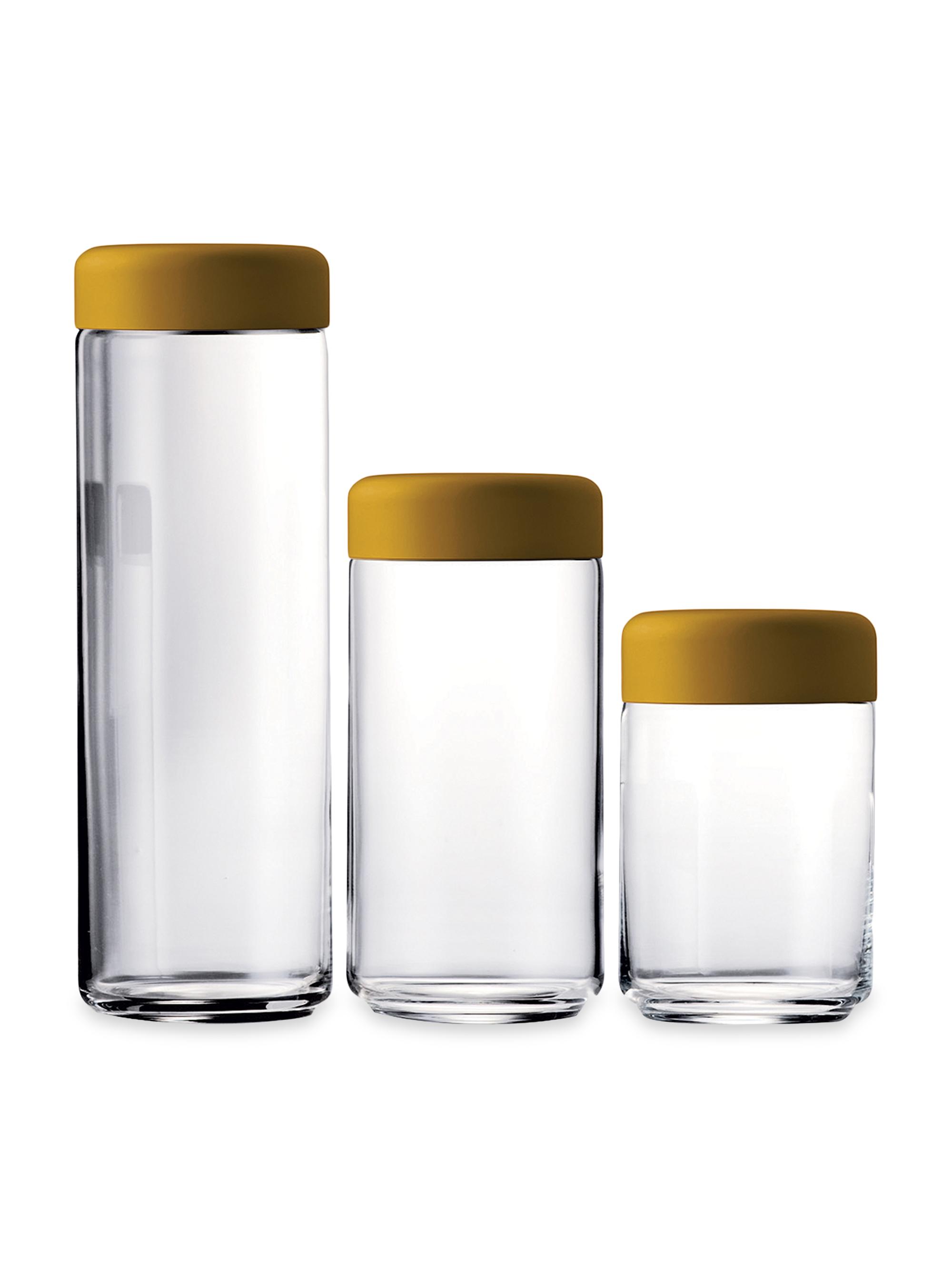 Mepra Atmosfera Urano 3-Piece Canisters Set - Ocher