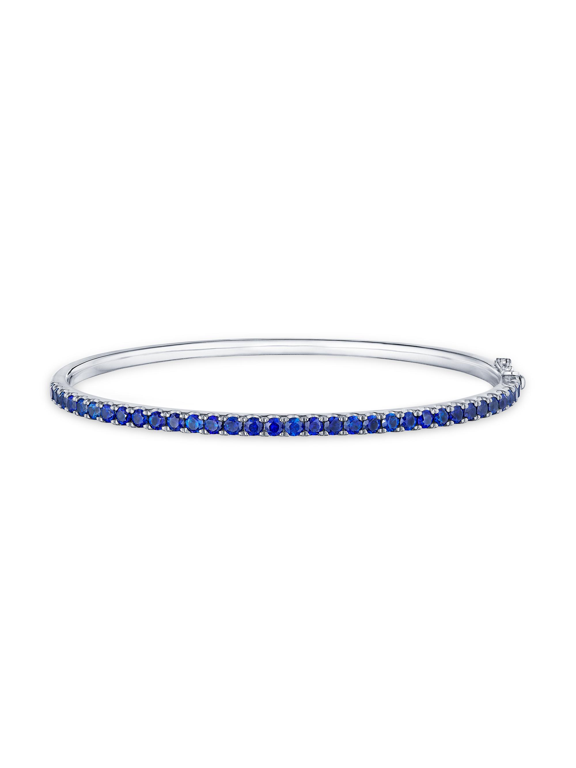 Kwiat Women's Stackable 18K White Gold & Sapphire Bangle - White Gold