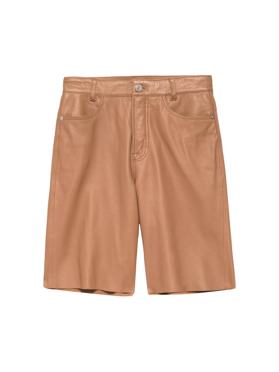Frame Leather Bermuda Shorts | Saks Fifth Avenue