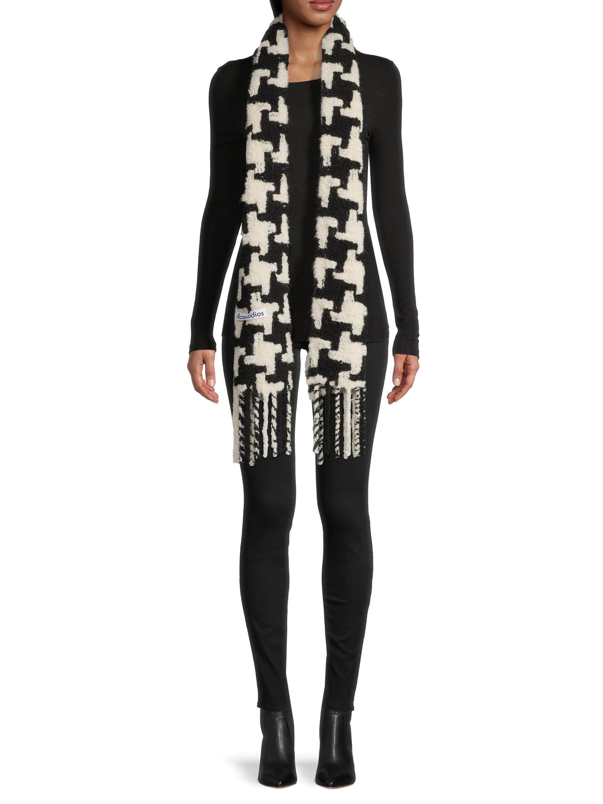 完売品！BOTT24aw HOUNDSTOOTH HOODED SCARF BoTT / HOUNDSTOOTH HOODED SCARF / BROWN | Sopho