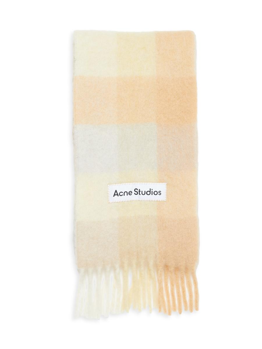 Acne Studios Women's Vally Check Scarf In Neutral