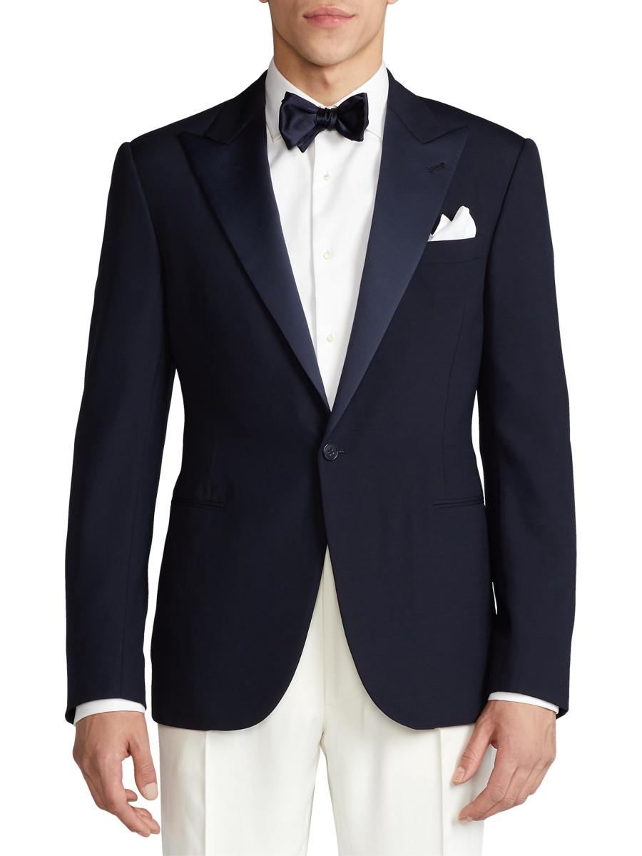 Ralph Lauren Purple Label Formal Gregory Peak Lapel Single-Button