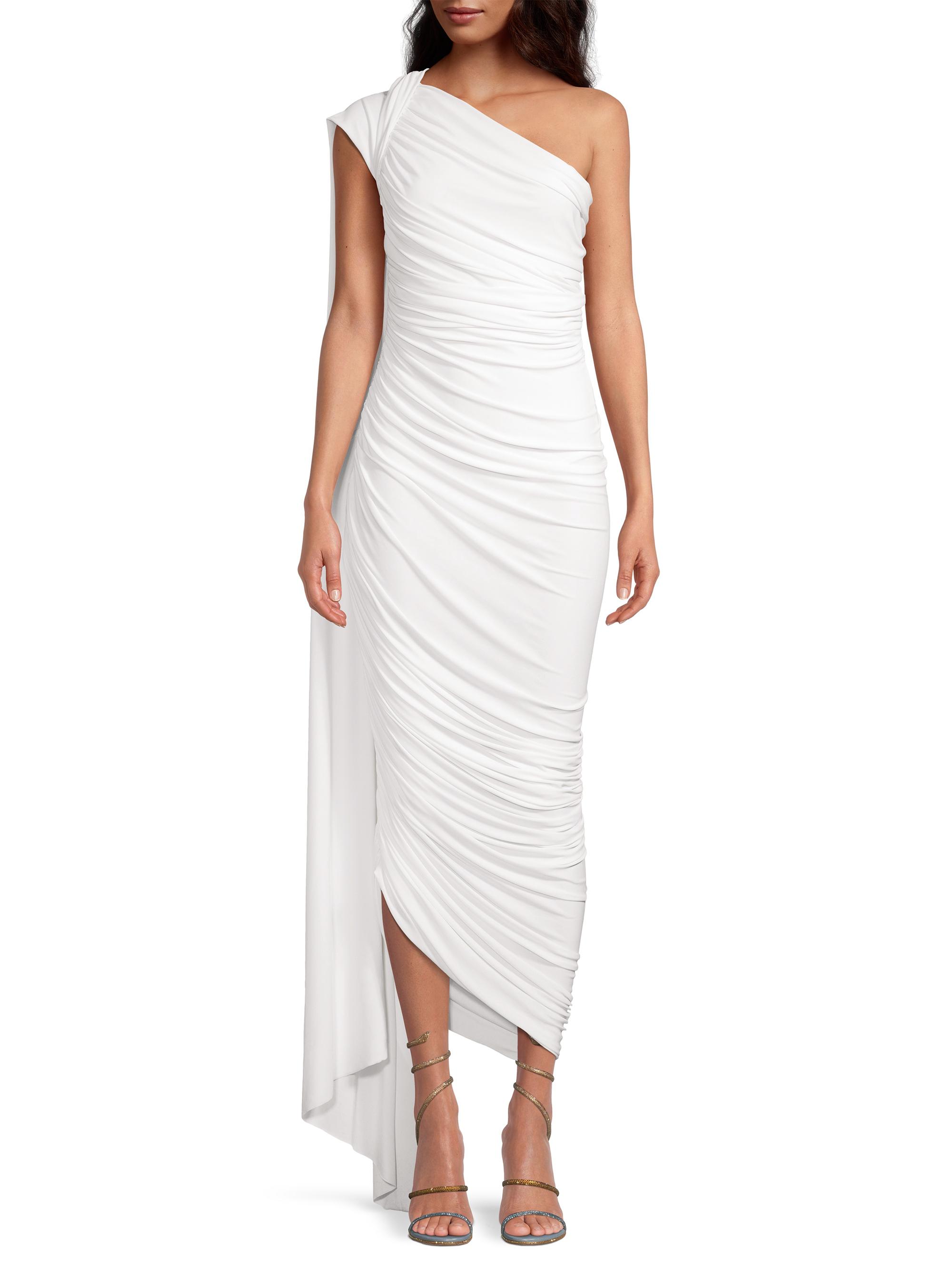 diana formal one shoulder ruffle dress Dave & Johnny Prom Dress A8568