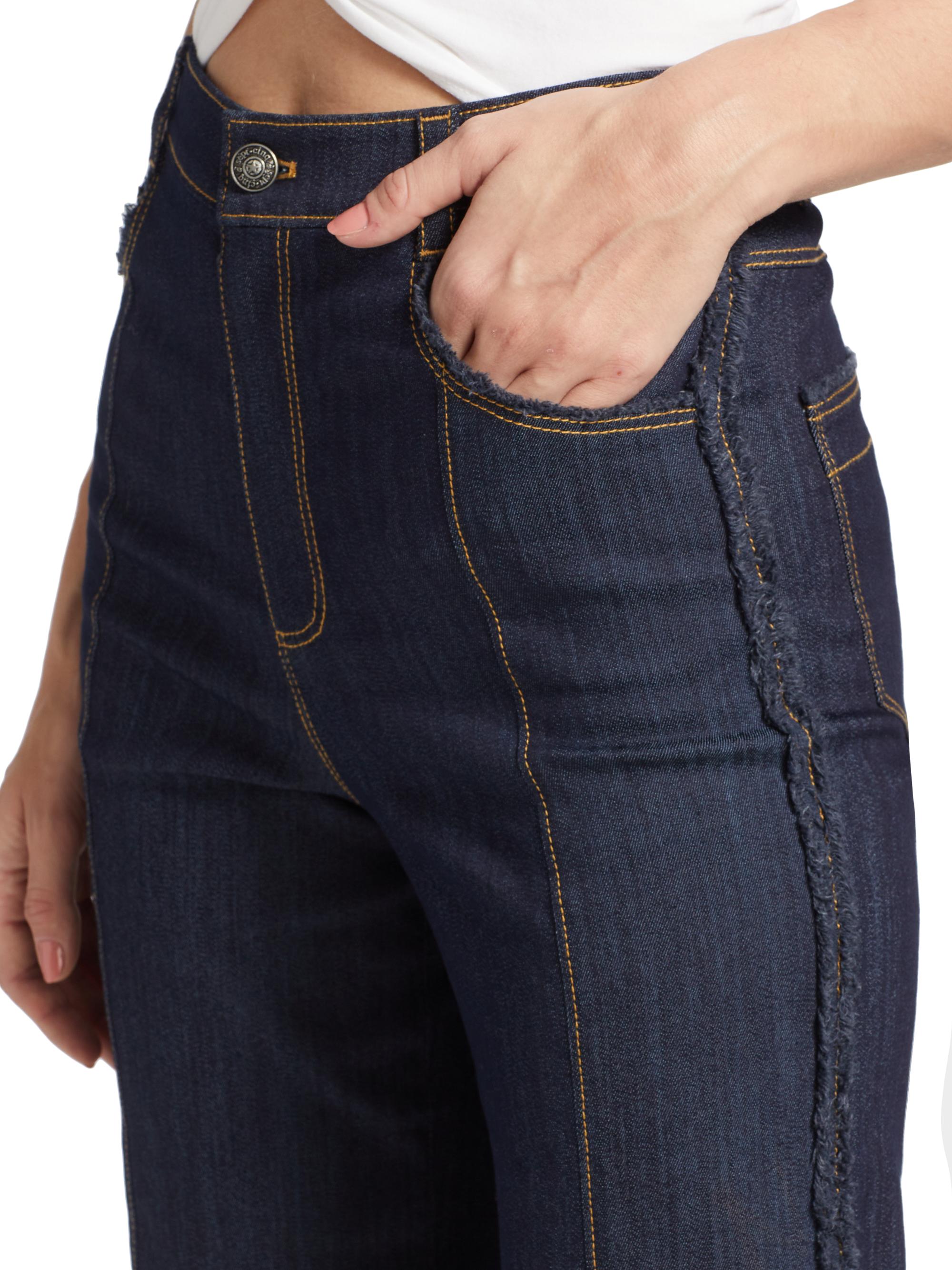 Cinq à Sept Francine High-Rise Stretch Straight-Leg Jeans