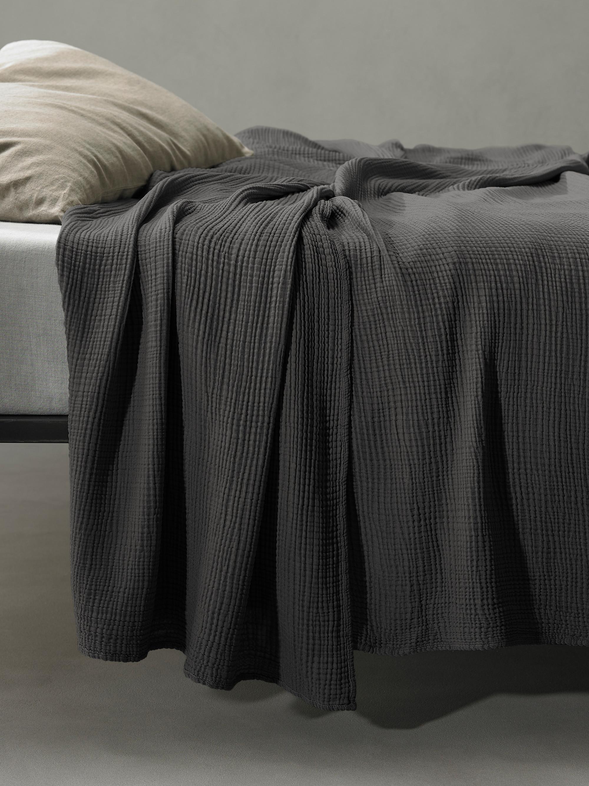 Society Limonta Free-New Cotton Bedspread - Bianco Queen