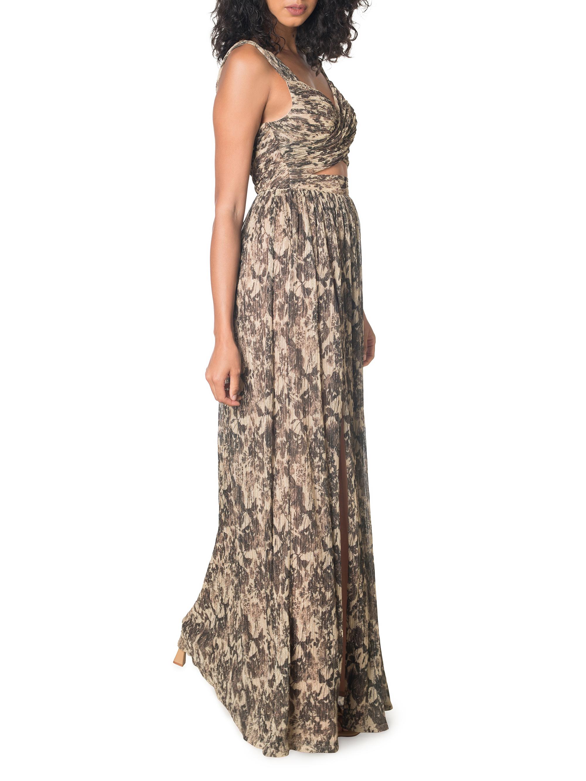 ワンピース Marbella Panel Printed Dress The Al Manial Palace Memoirs Puff Sleeve Mini Dress