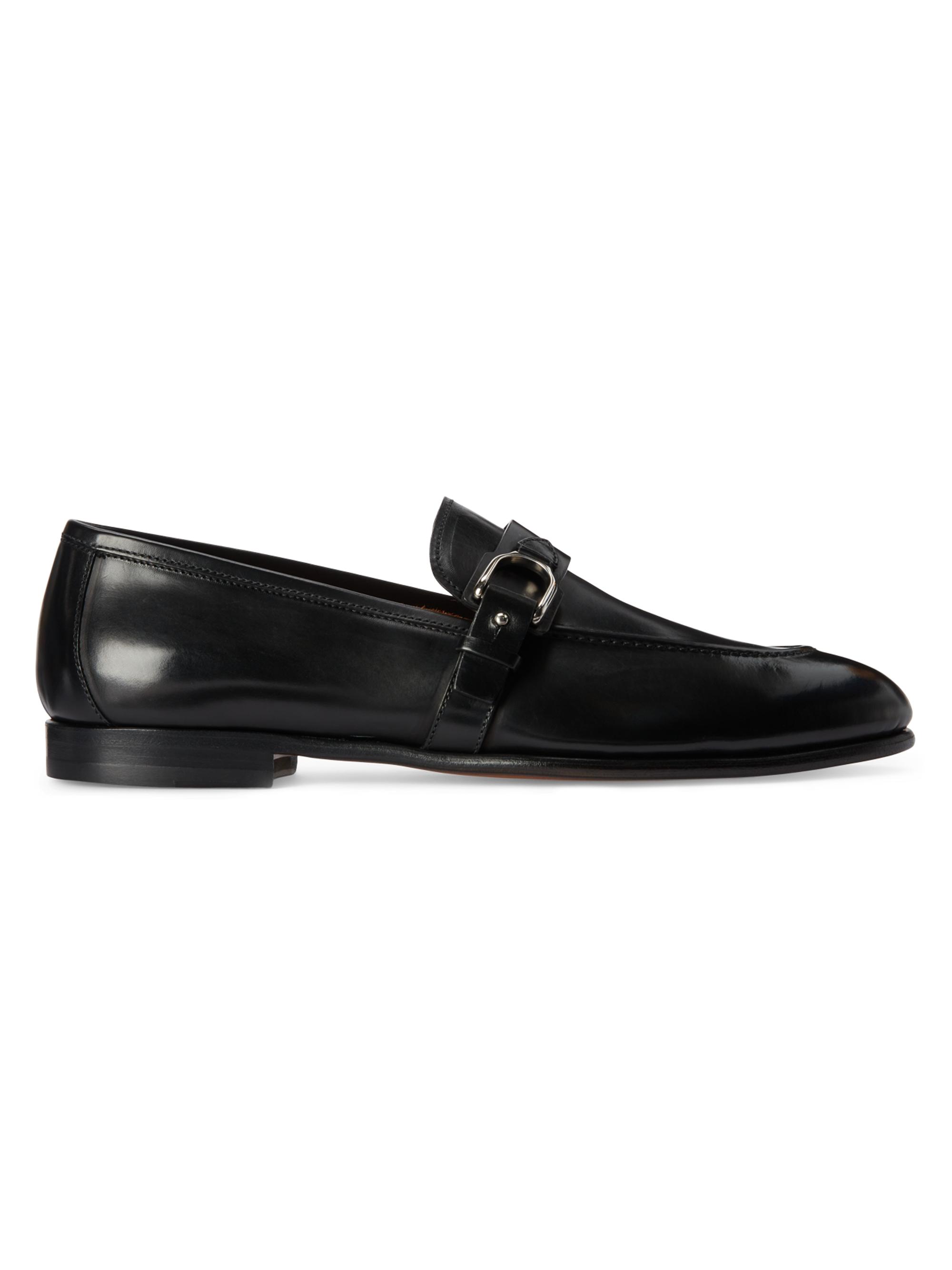 Ralph Lauren Purple Label Black Leather Loafers Ralph Lauren Purple Label Men main image 2