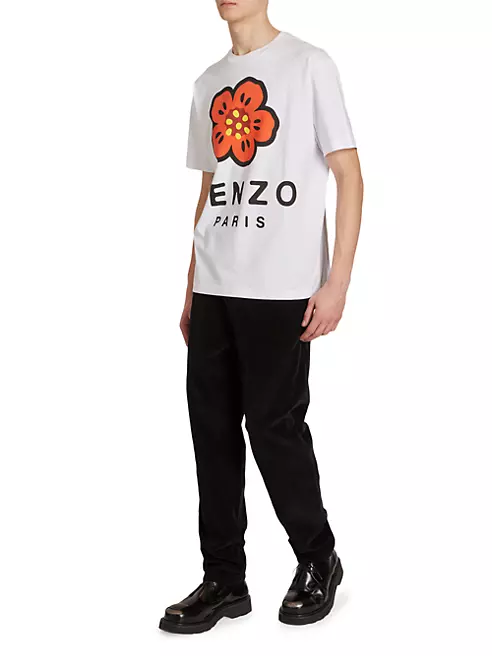 Pre-owned Kenzo Poppy By Nigo Oversized Pocket T-shirt Off White