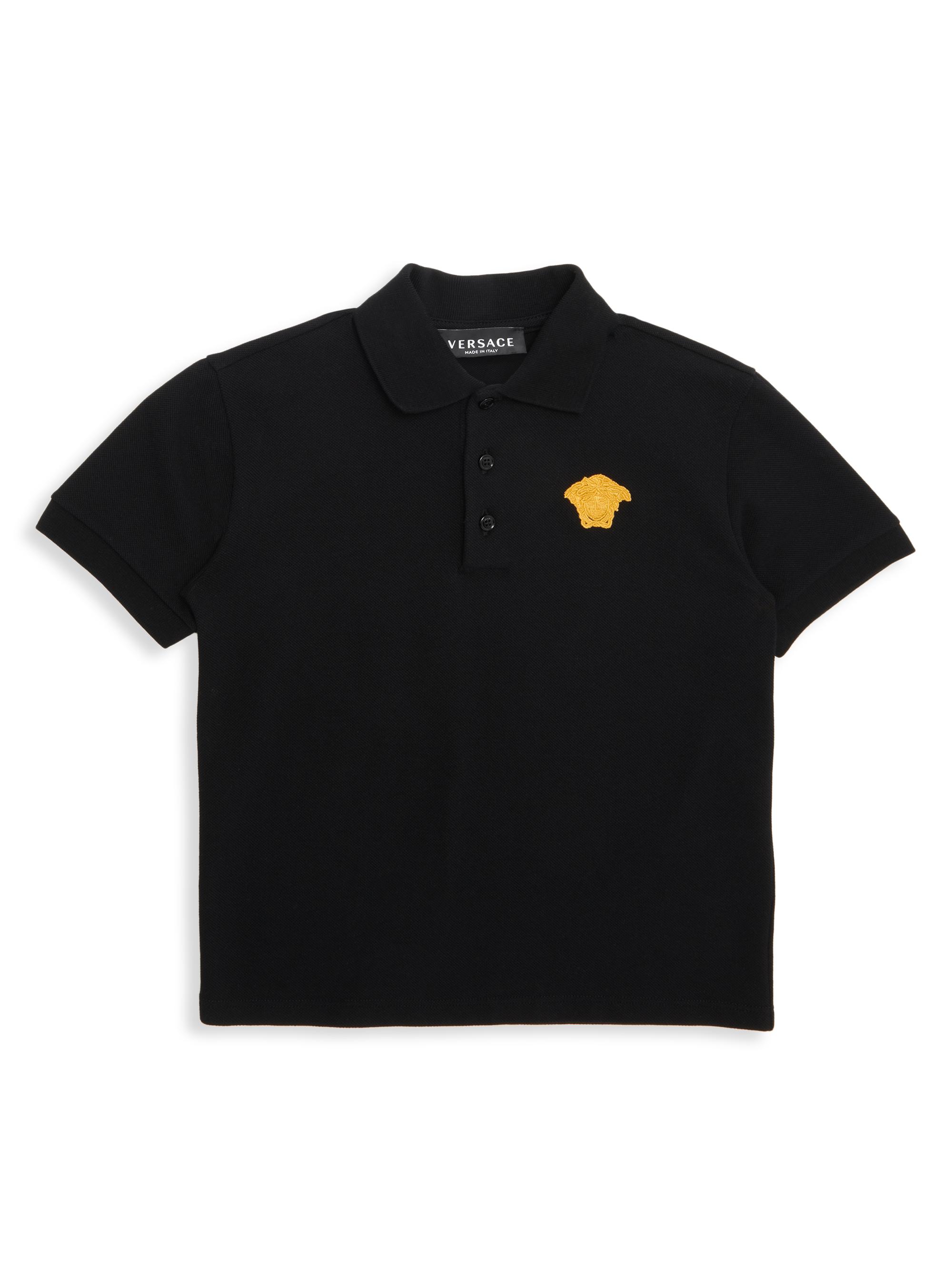 Versace Baby Boy's Medusa Polo Shirt - Black