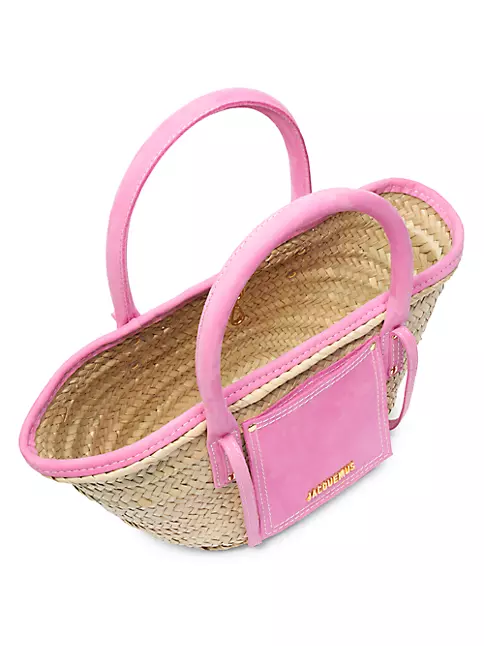Jacquemus Le Panier Soleil Basket Bag with Suede Trim - ShopStyle