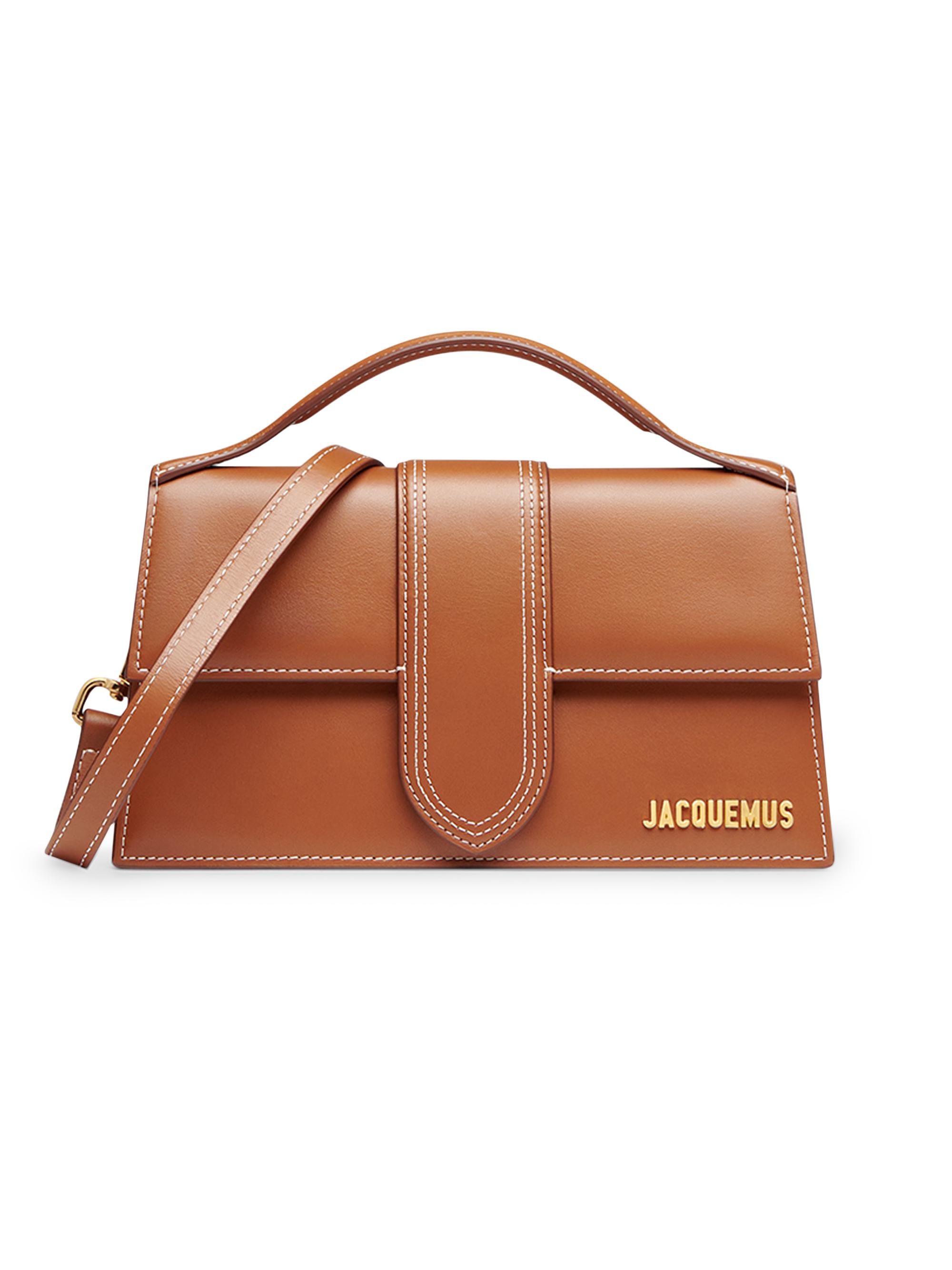 Jacquemus Le Grand Bambino Leather Top Handle Bag | Saks Fifth Avenue