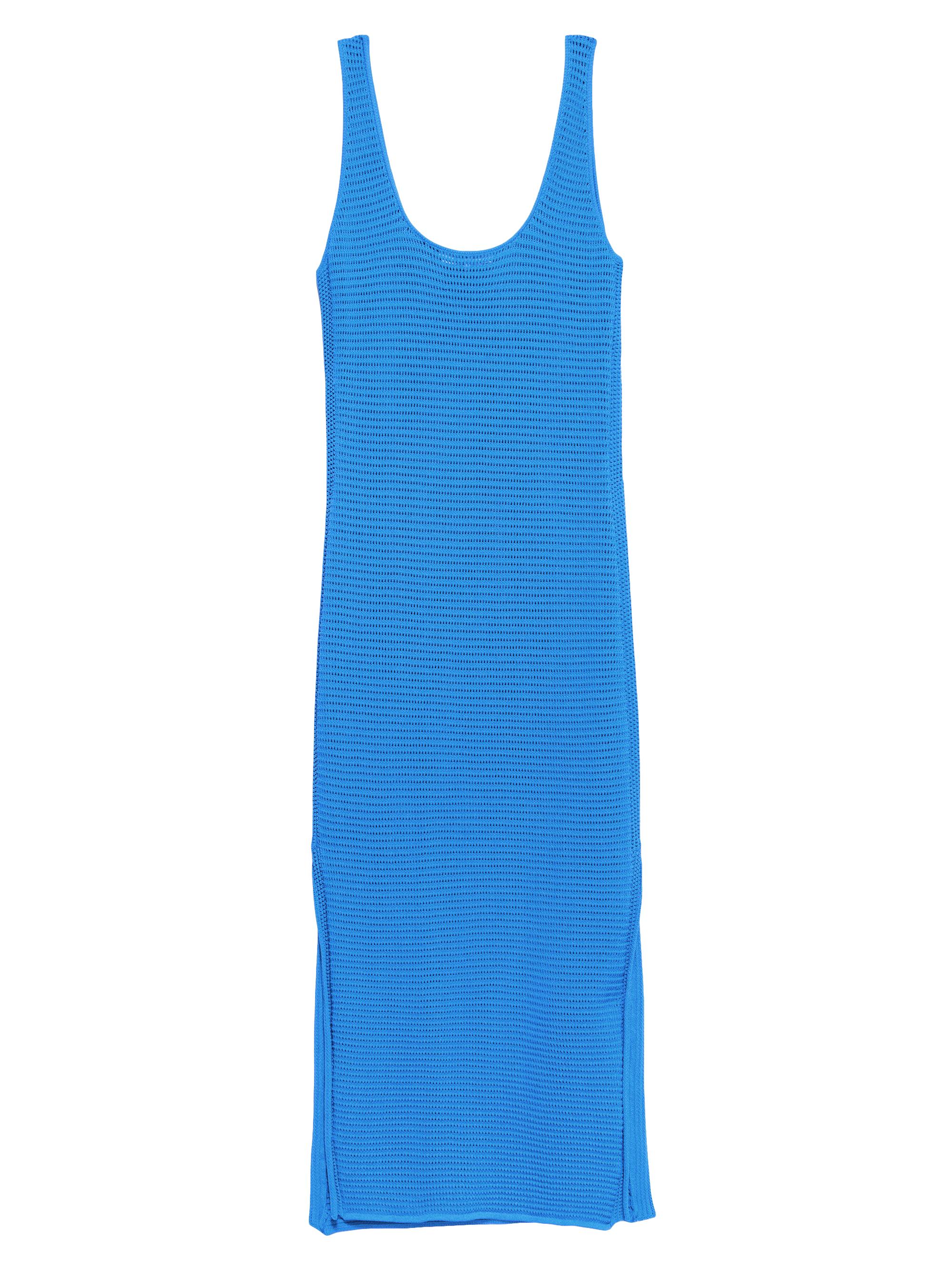 FRAME Women's Crochet Midi Dress - Provence Blue