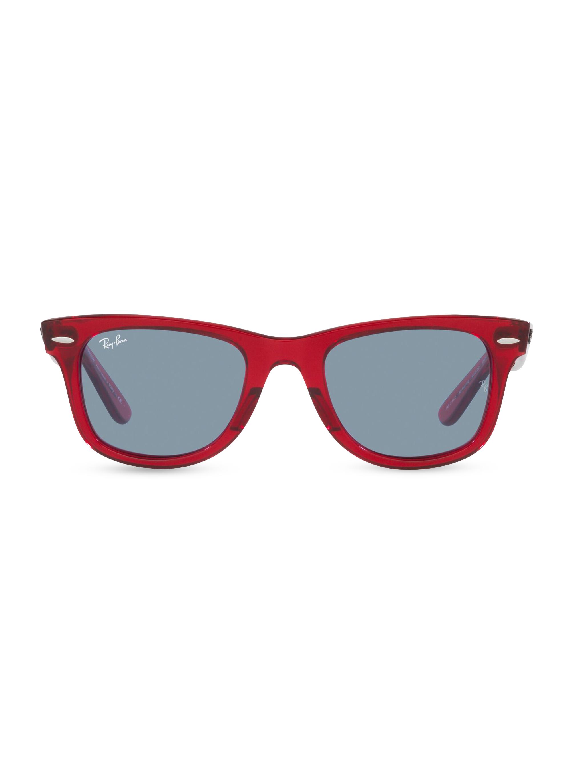 Ray-Ban Men's RB2140 41.2MM Wayfarer Sunglasses - Red