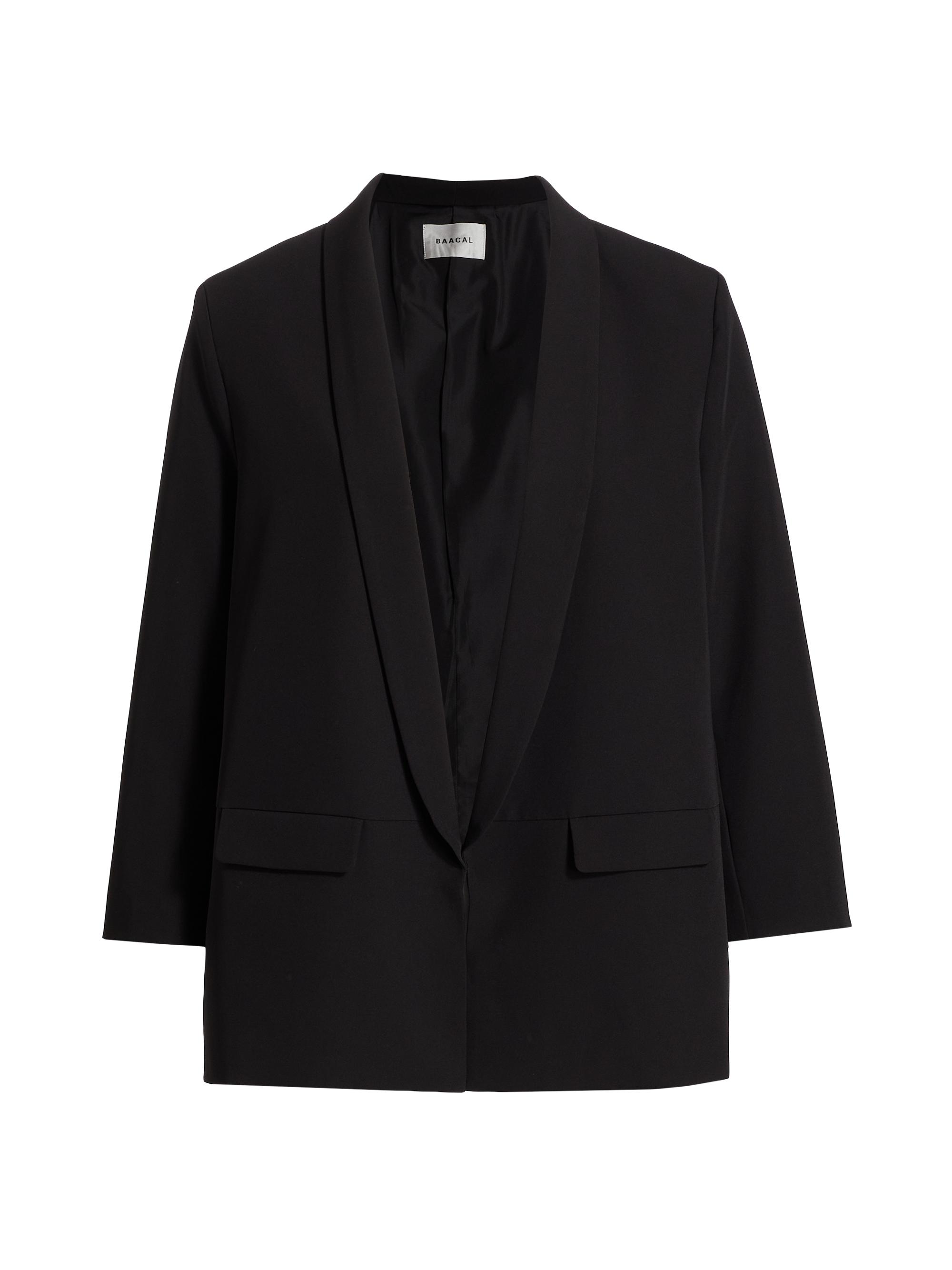 Baacal Women's Open Front Blazer - Black