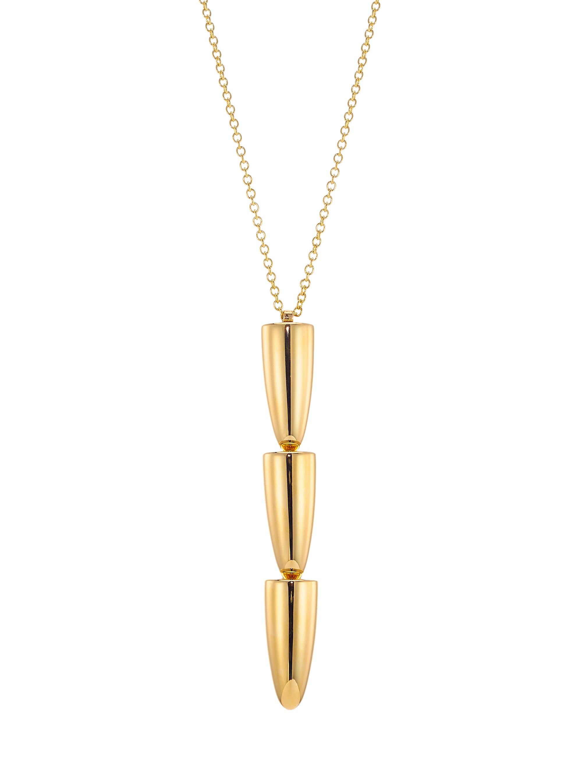 Vhernier Women's Calla 18K Rose Gold Pendant Necklace - Yellow Gold