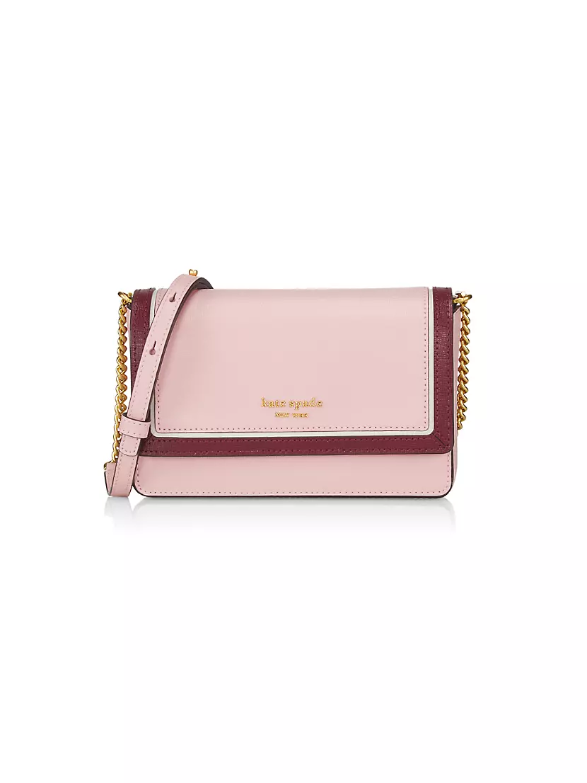 Kate Spade New York Morgan Color-Blocked Saffiano Leather Double