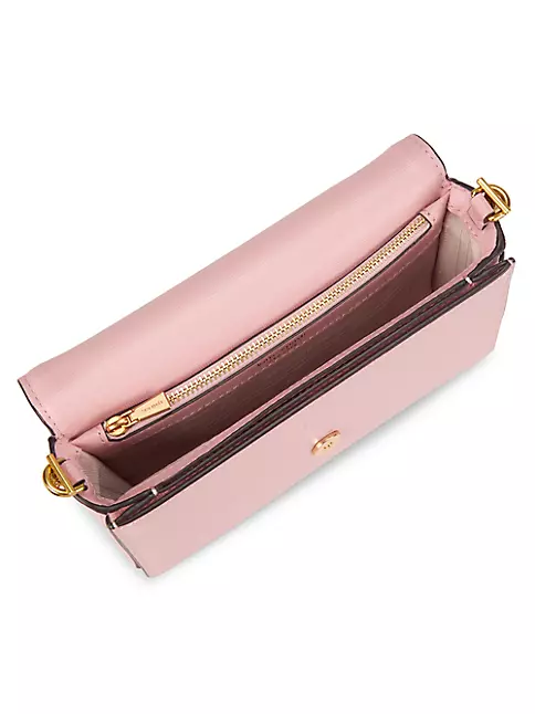  Kate Spade New York Morgan Saffiano Leather Flap Chain Wallet  Salmon Pink One Size : Clothing, Shoes & Jewelry