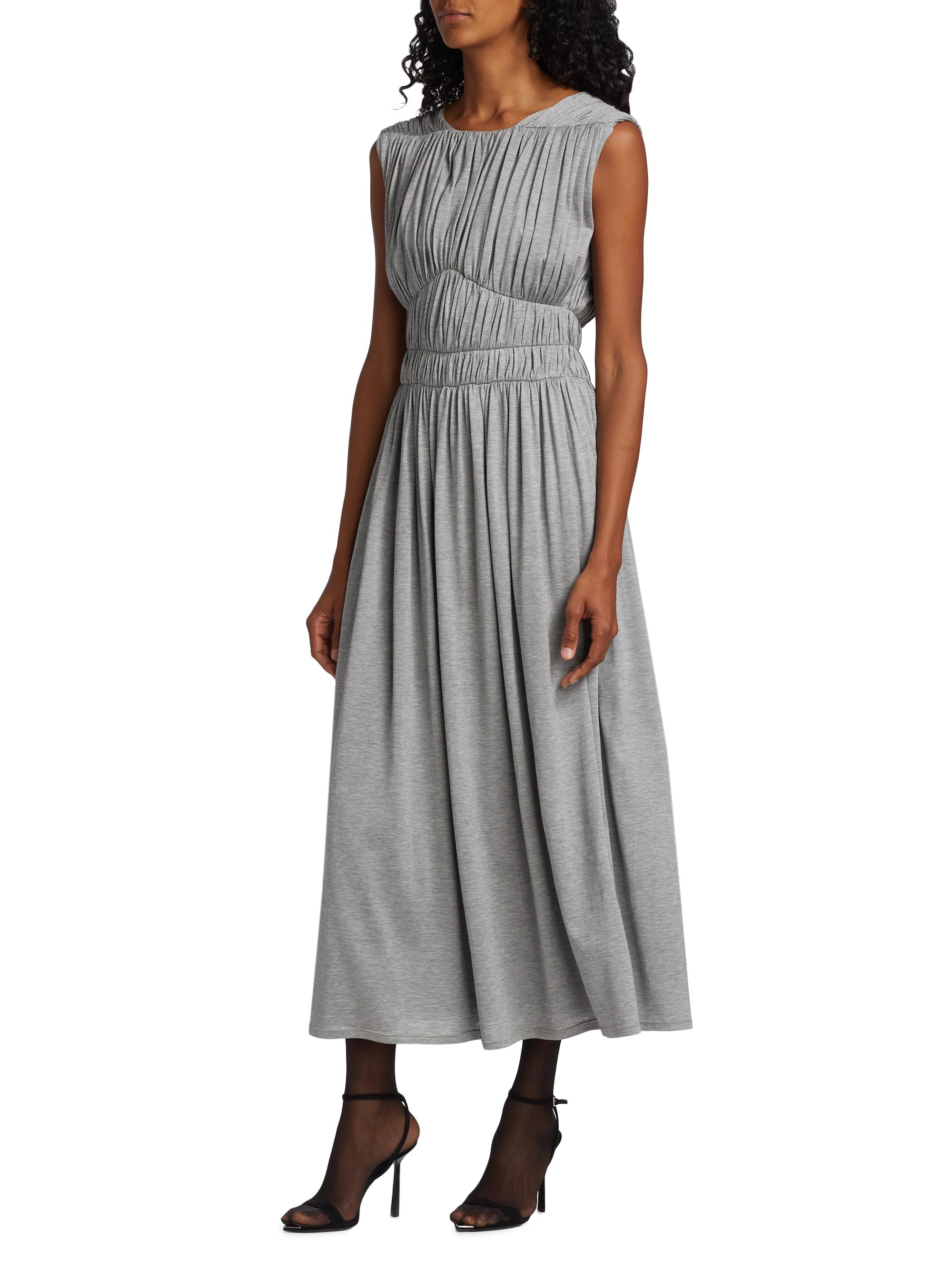 Tove Luca Sleeveless Gathered Midi-Dress | Saks Fifth Avenue