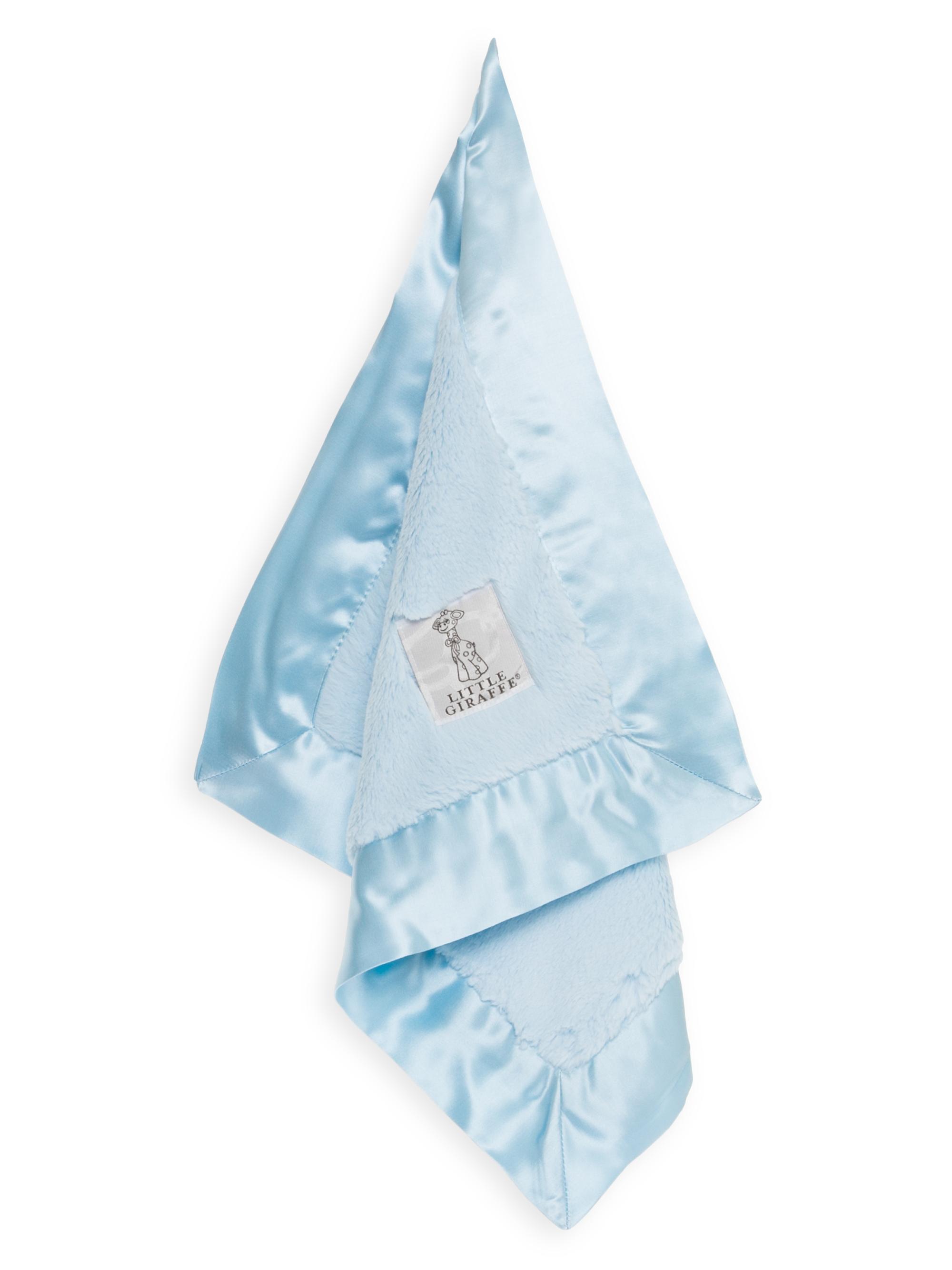 Little Giraffe Luxe Solid Blanket - Blue