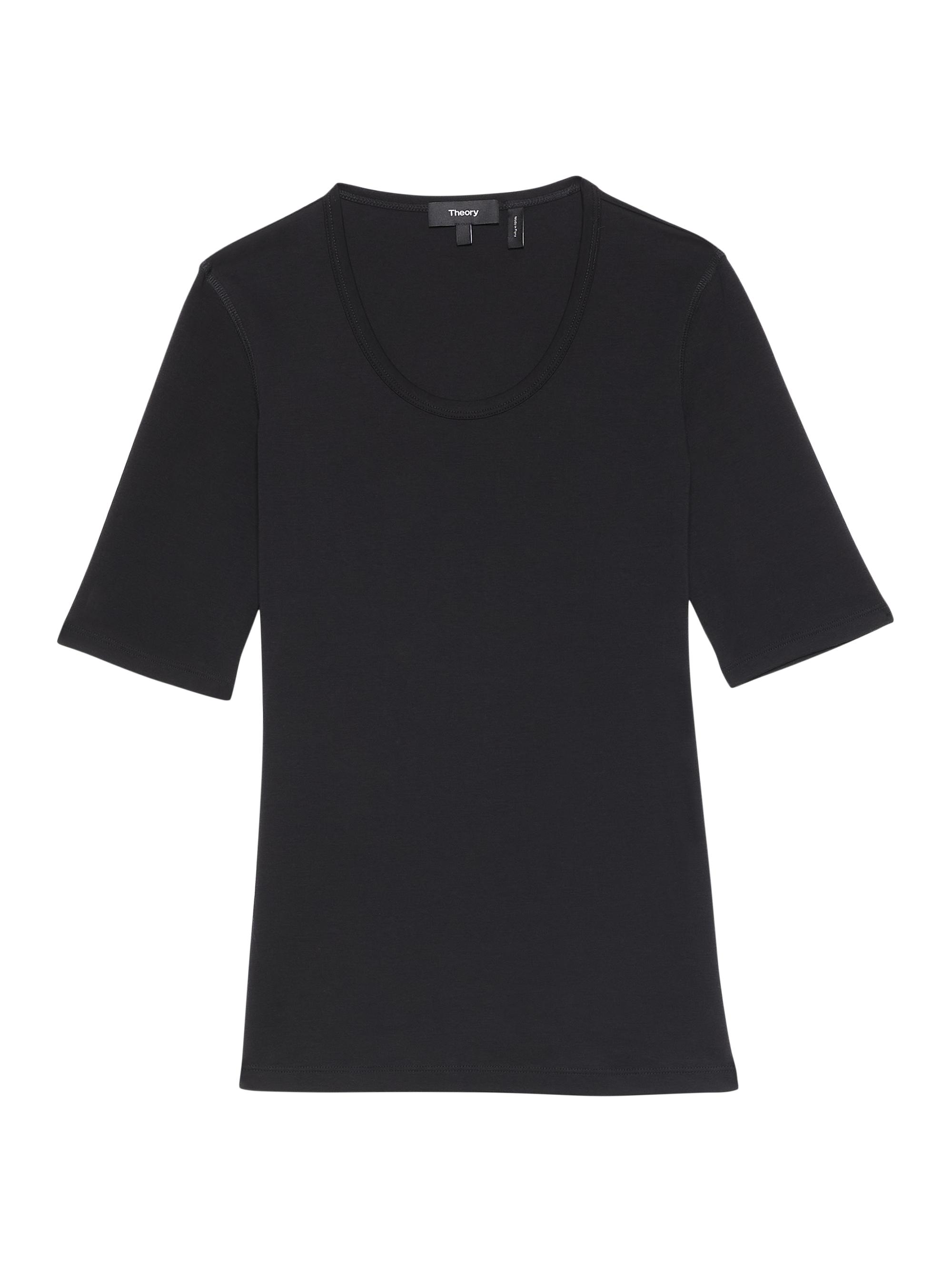 Theory Women's Junia. Classic Tee - Black