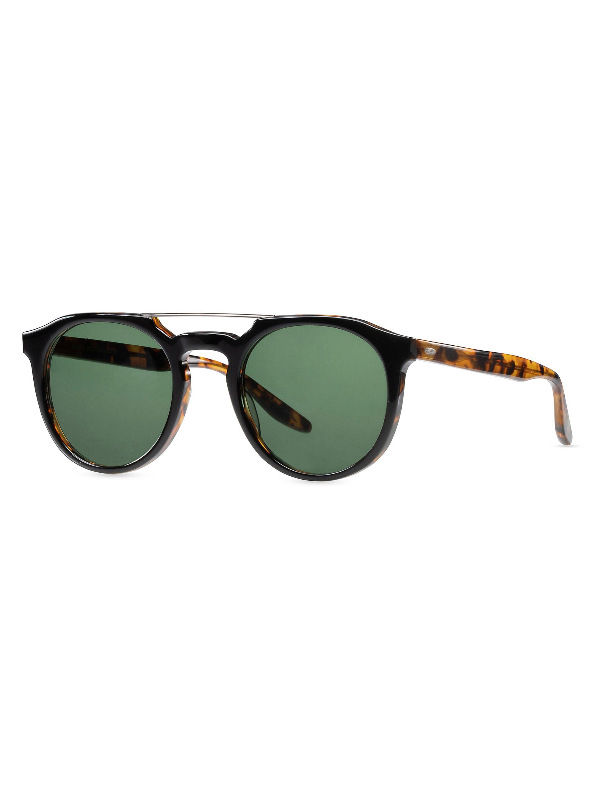 Barton Perreira Men's  x 007 Legacy Collection 52MM Aviator Sunglasses - Black Amber Tortoise