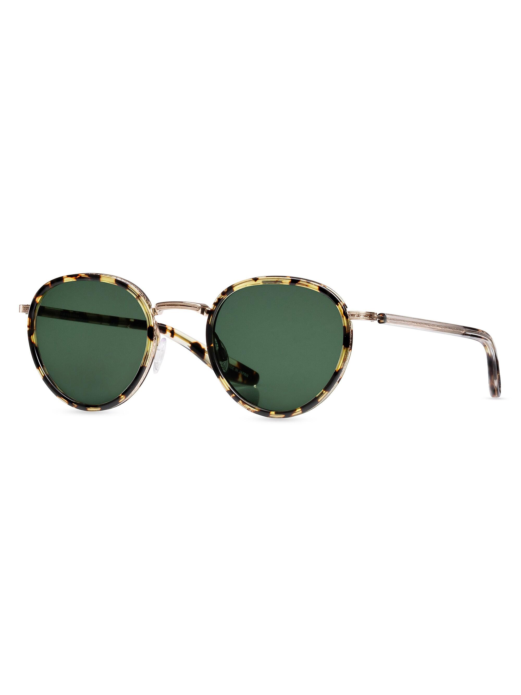 Barton Perreira Men's Echelon Round 48MM Sunglasses - Heroine Chic Green