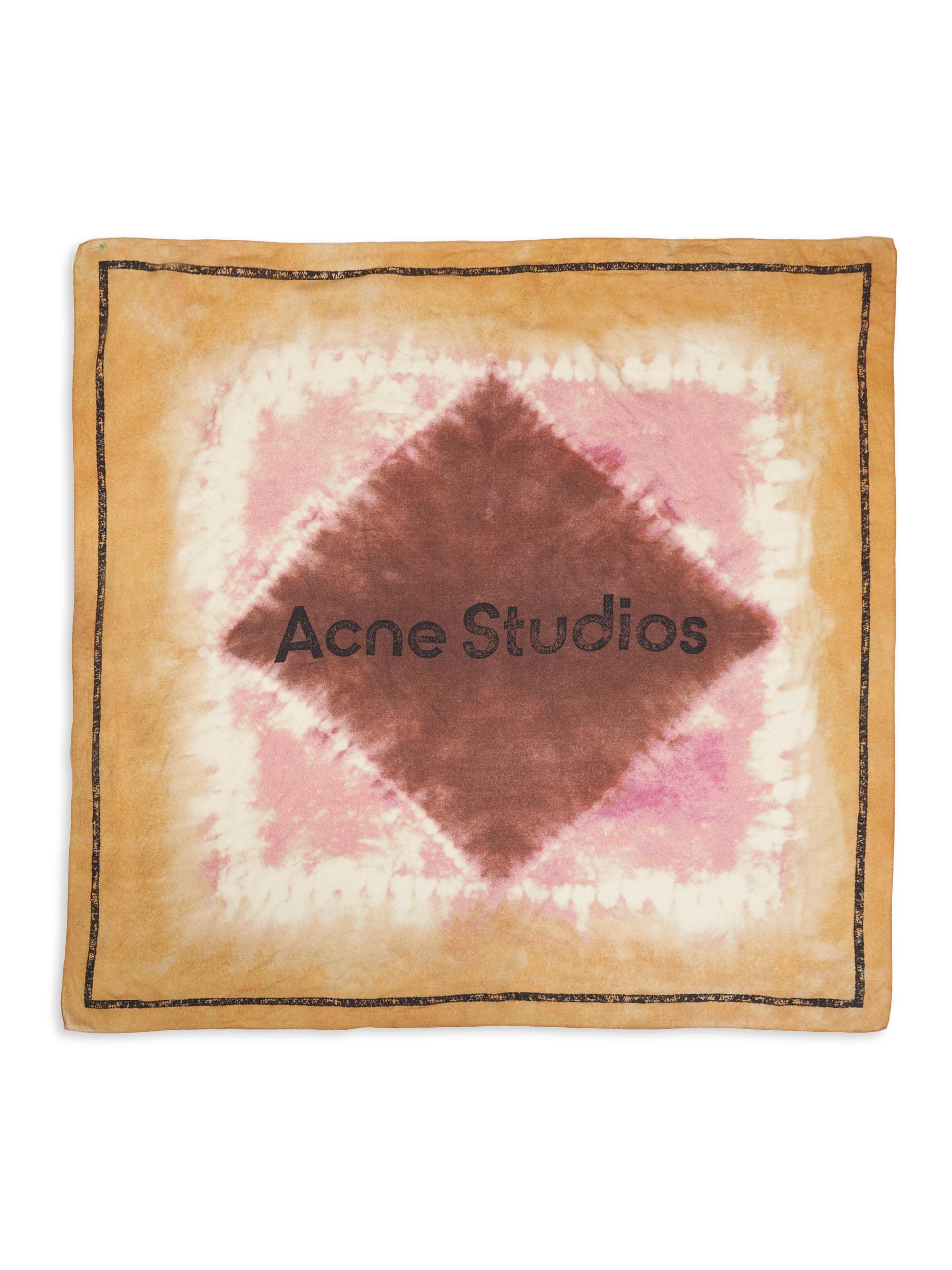 Acne Studios Women's Tie-Dye Silk Blend Scarf - Straw Yellow