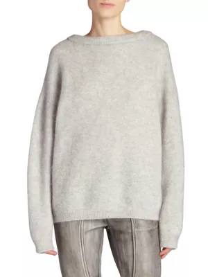 Shop Acne Studios Dramatic Mohair-Blend Sweater | Saks Fifth Avenue