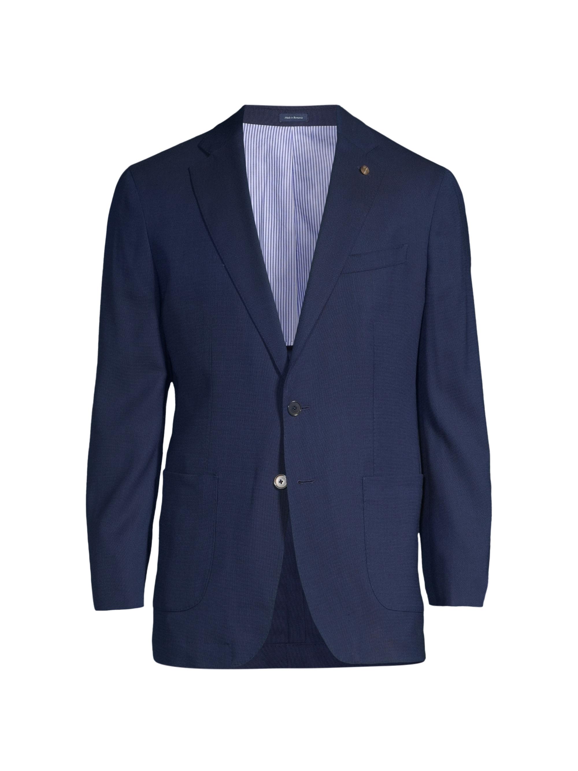 Peter Millar Men's Excursionist Wool Blazer - Navy