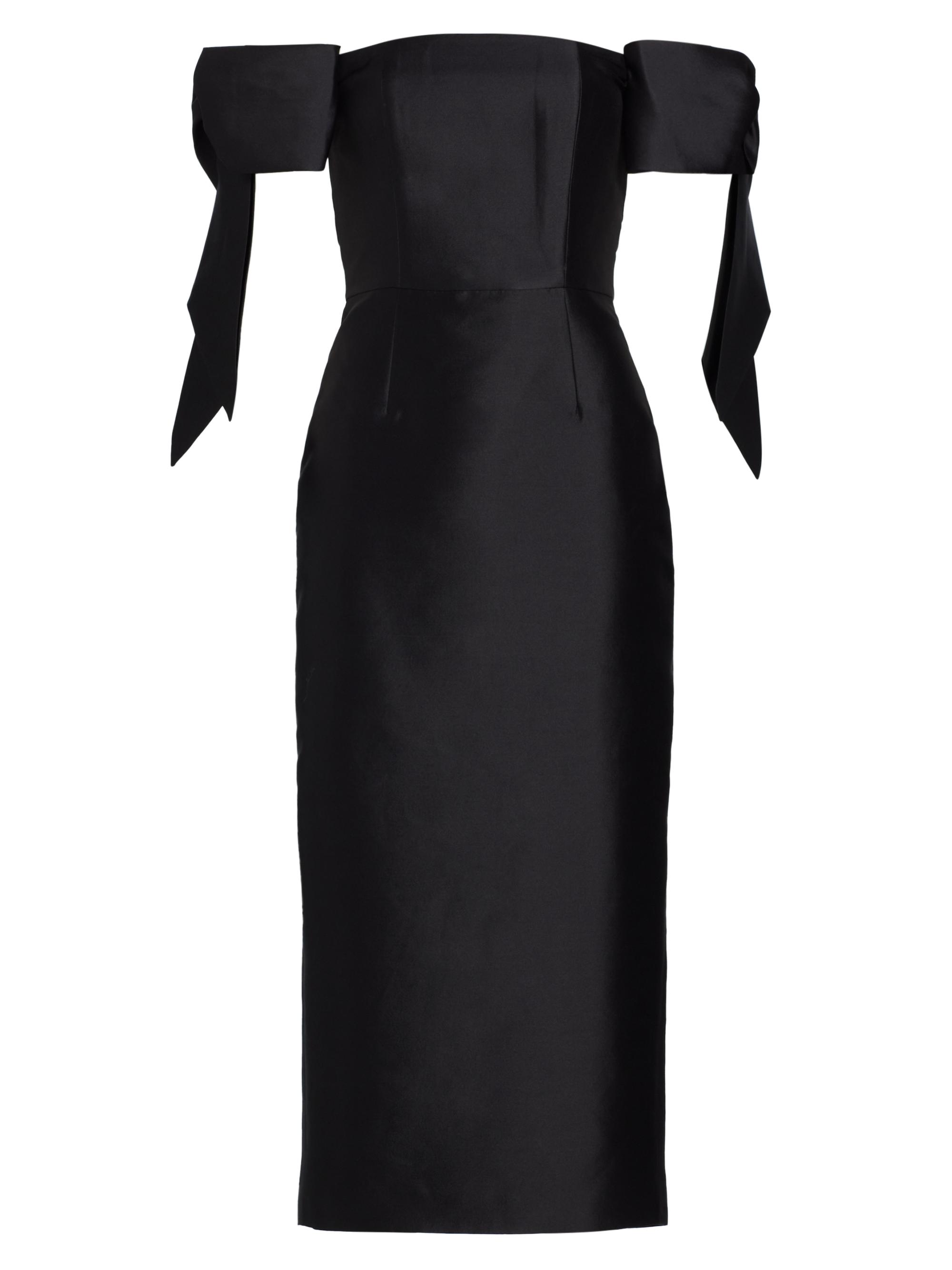 Alexia Mara Women's Isabella Bow Midi-Dress - Black - Size 2