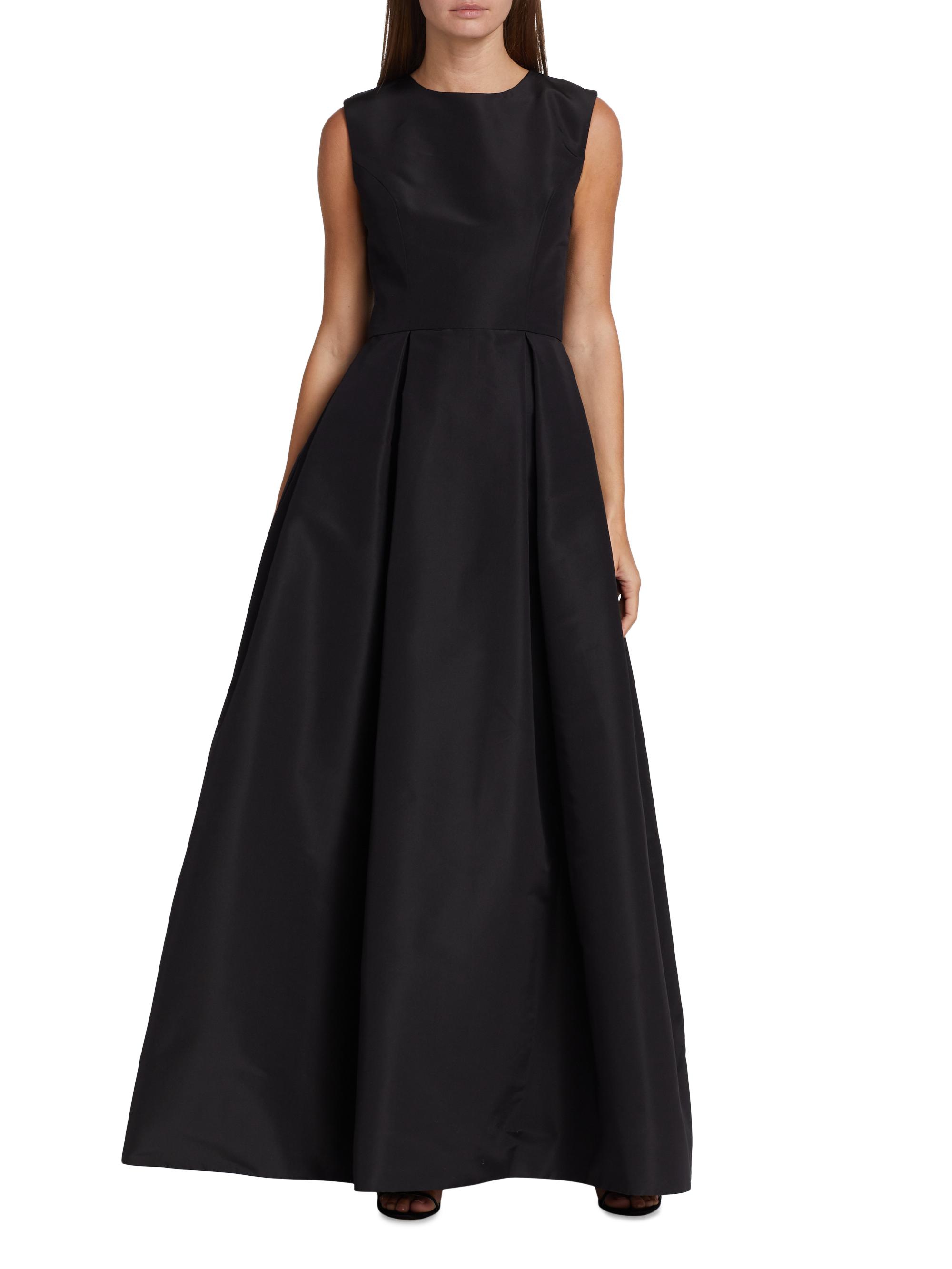 alexia maria grace silk faille ball gown dress Alexia María Women's Grace Silk Faille Ball Gown - Black