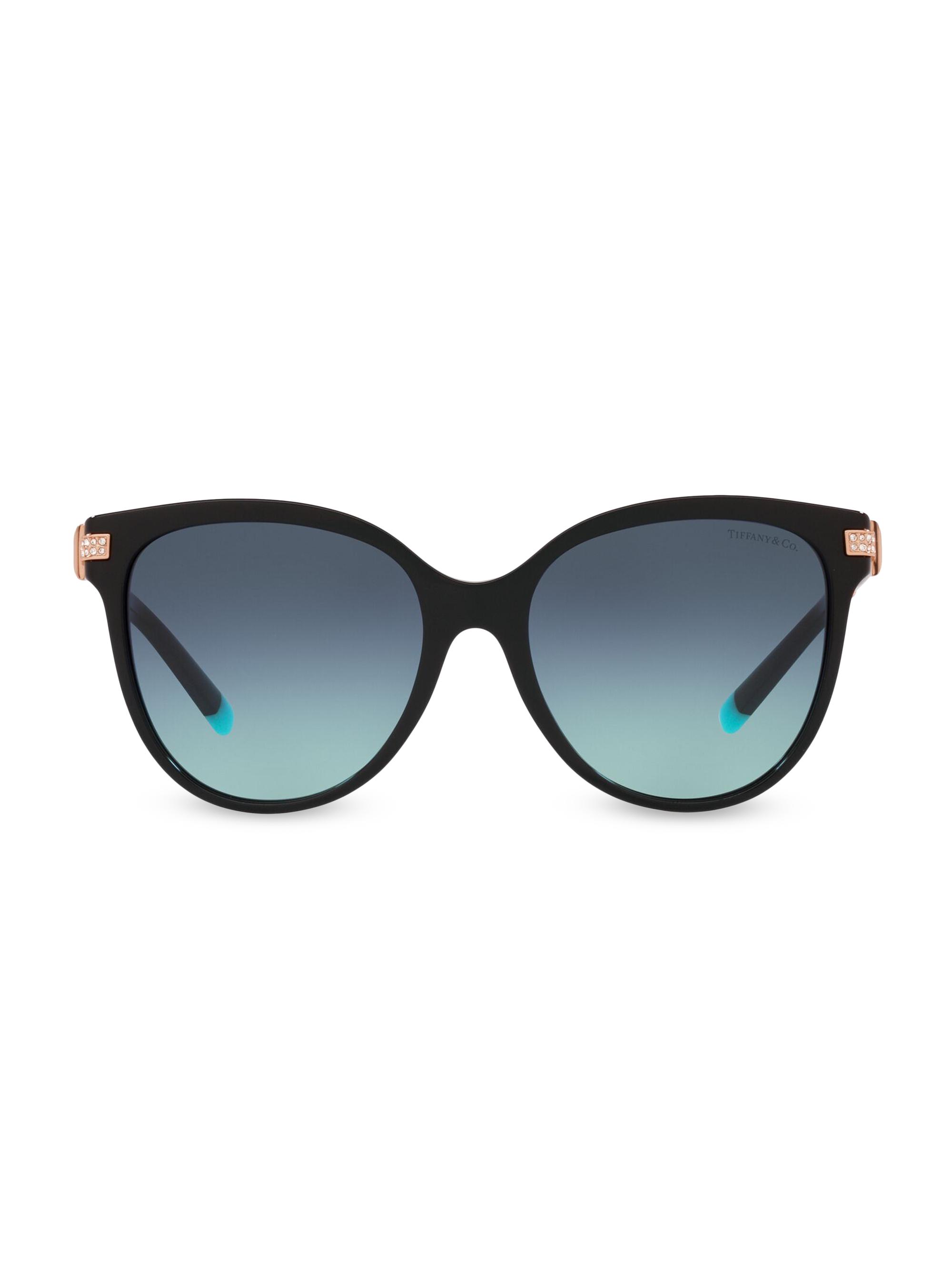 Tiffany & Co. Women's 55MM Pantos Sunglasses - Black