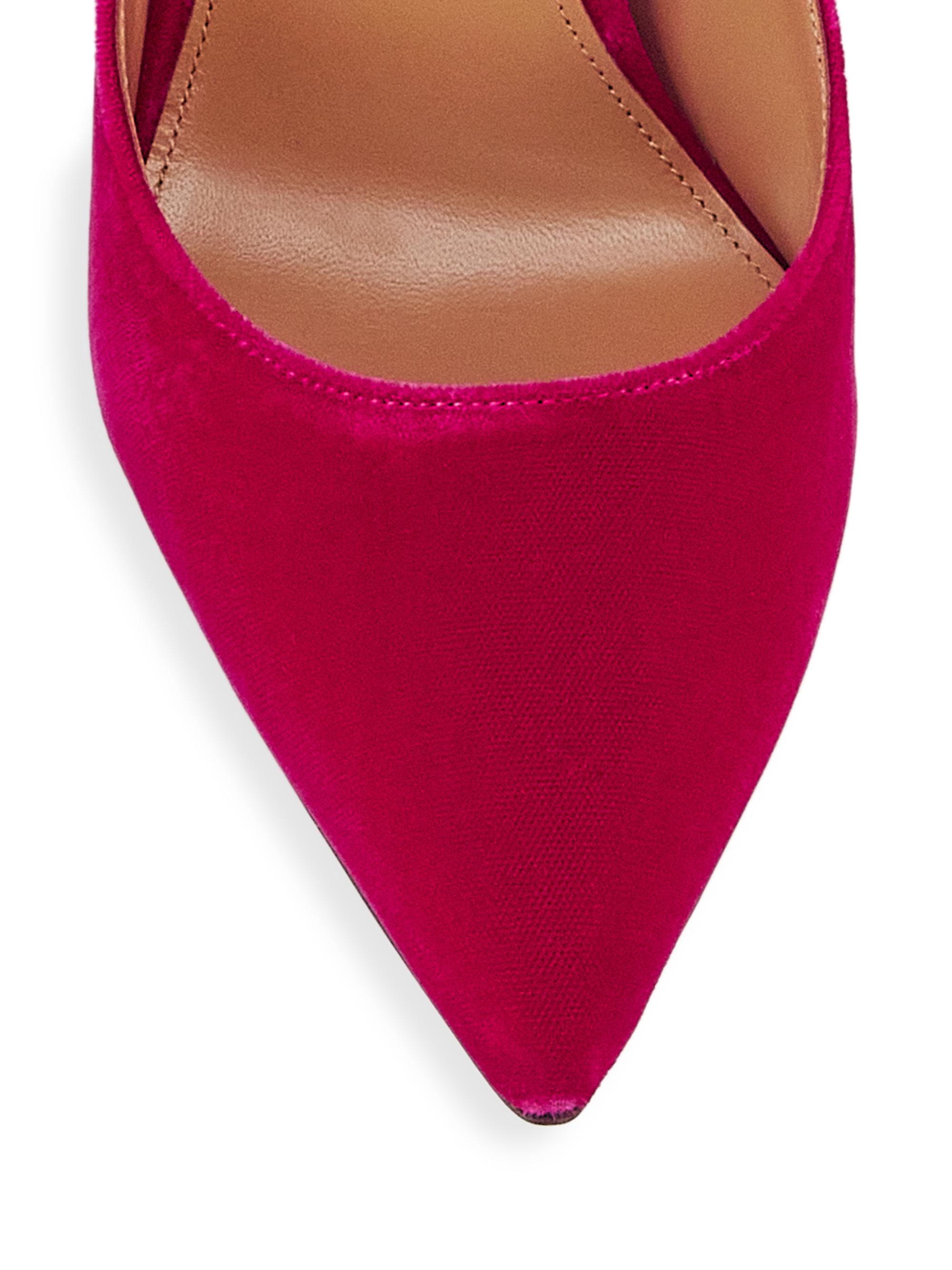 Love Affair Velvet Pumps