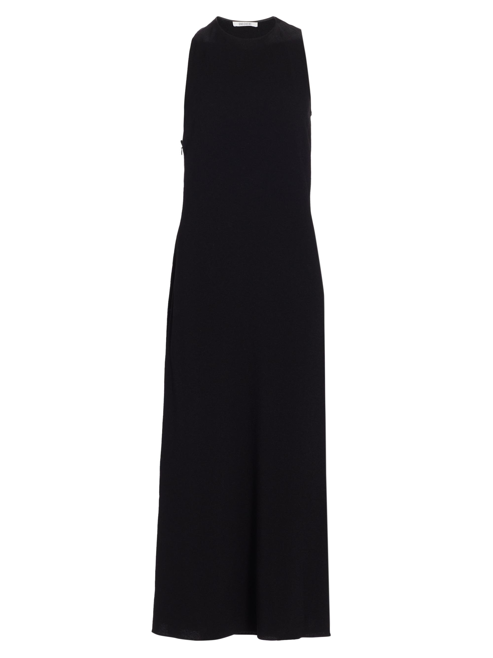 Gauchere Women's Asymmetric Jersey Maxi Dress - Black