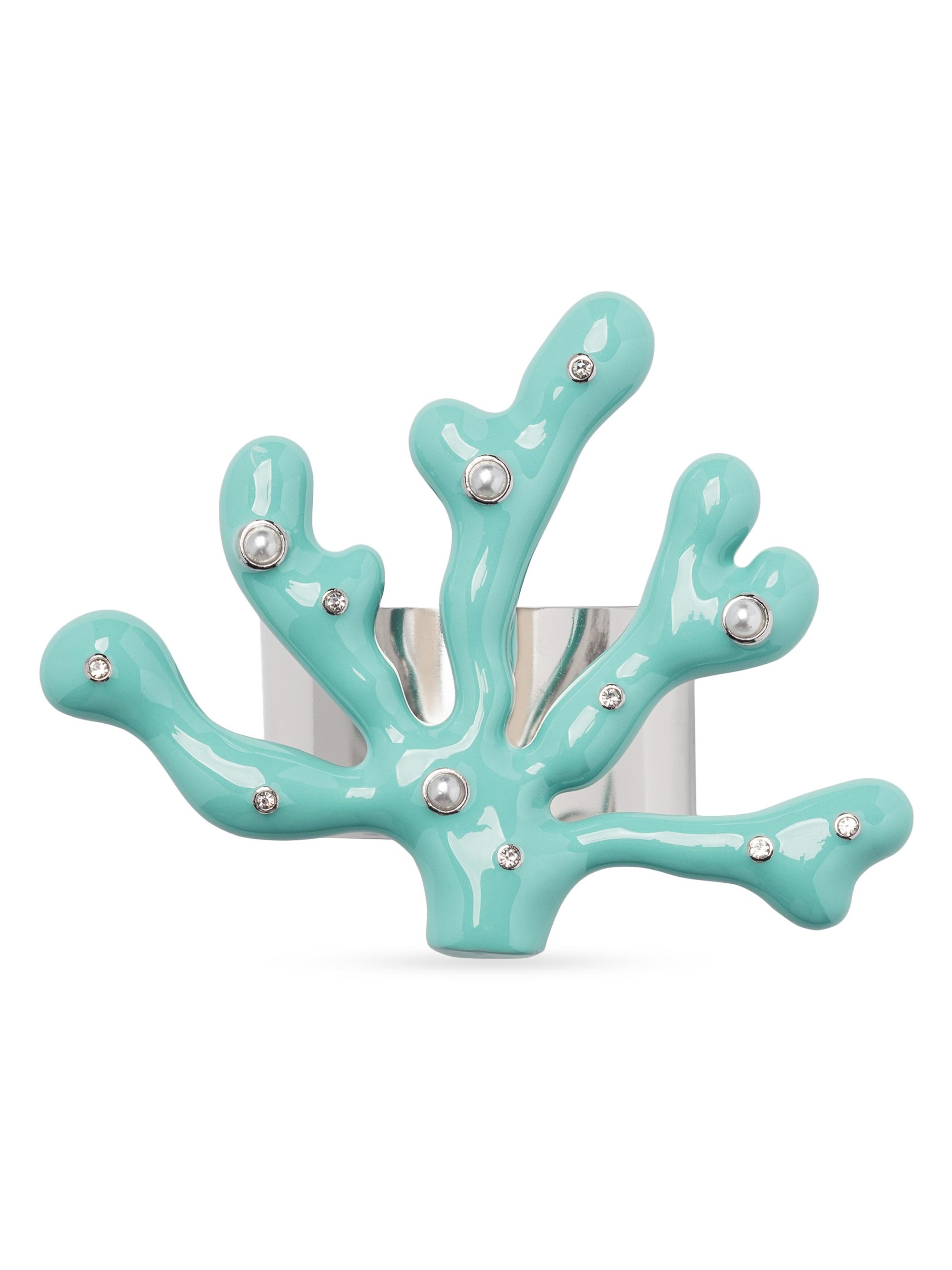 Joanna Buchanan Coral Napkin Rings - Turquoise