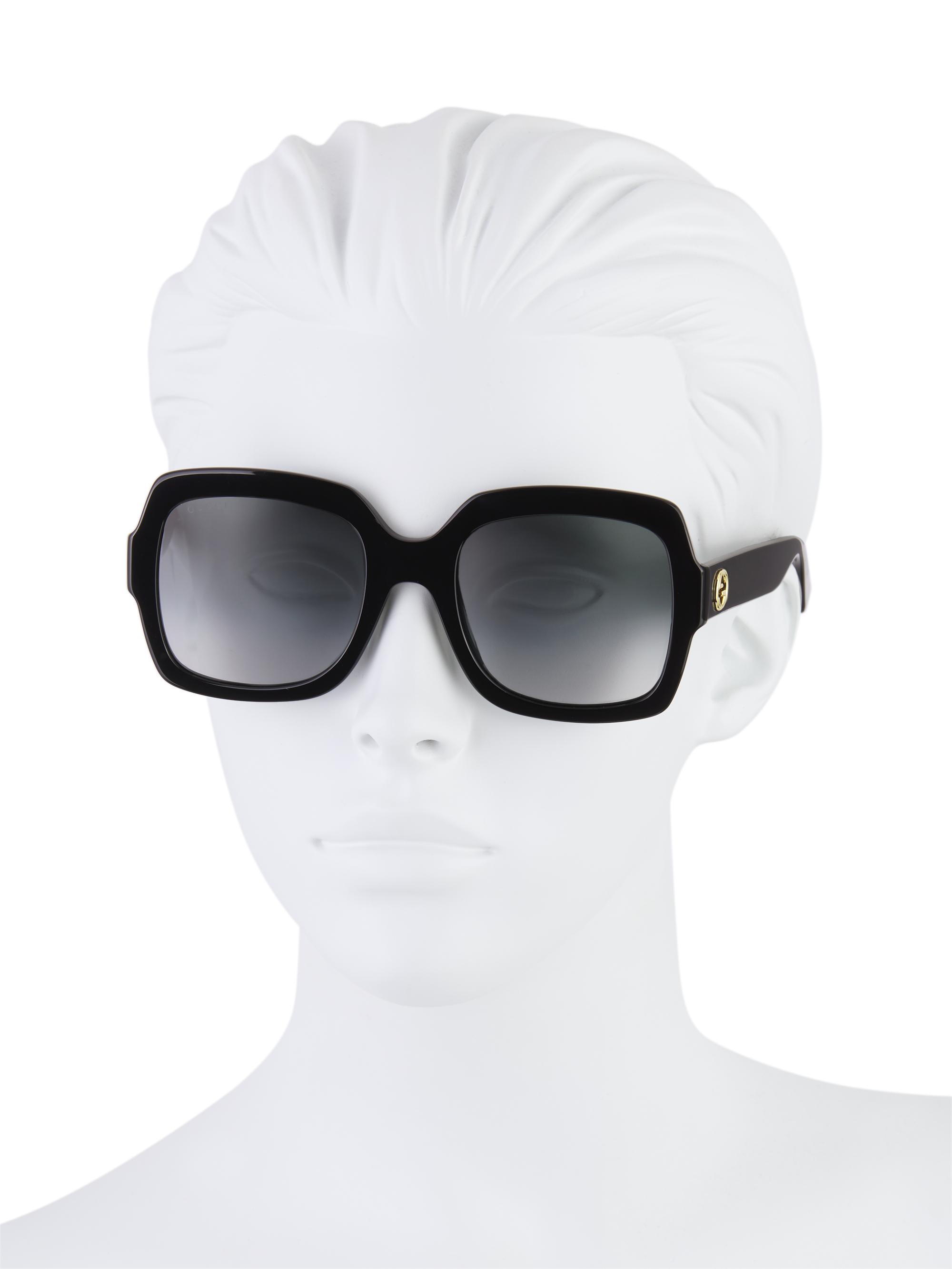 Gucci 54MM Square Sunglasses | Saks Fifth Avenue