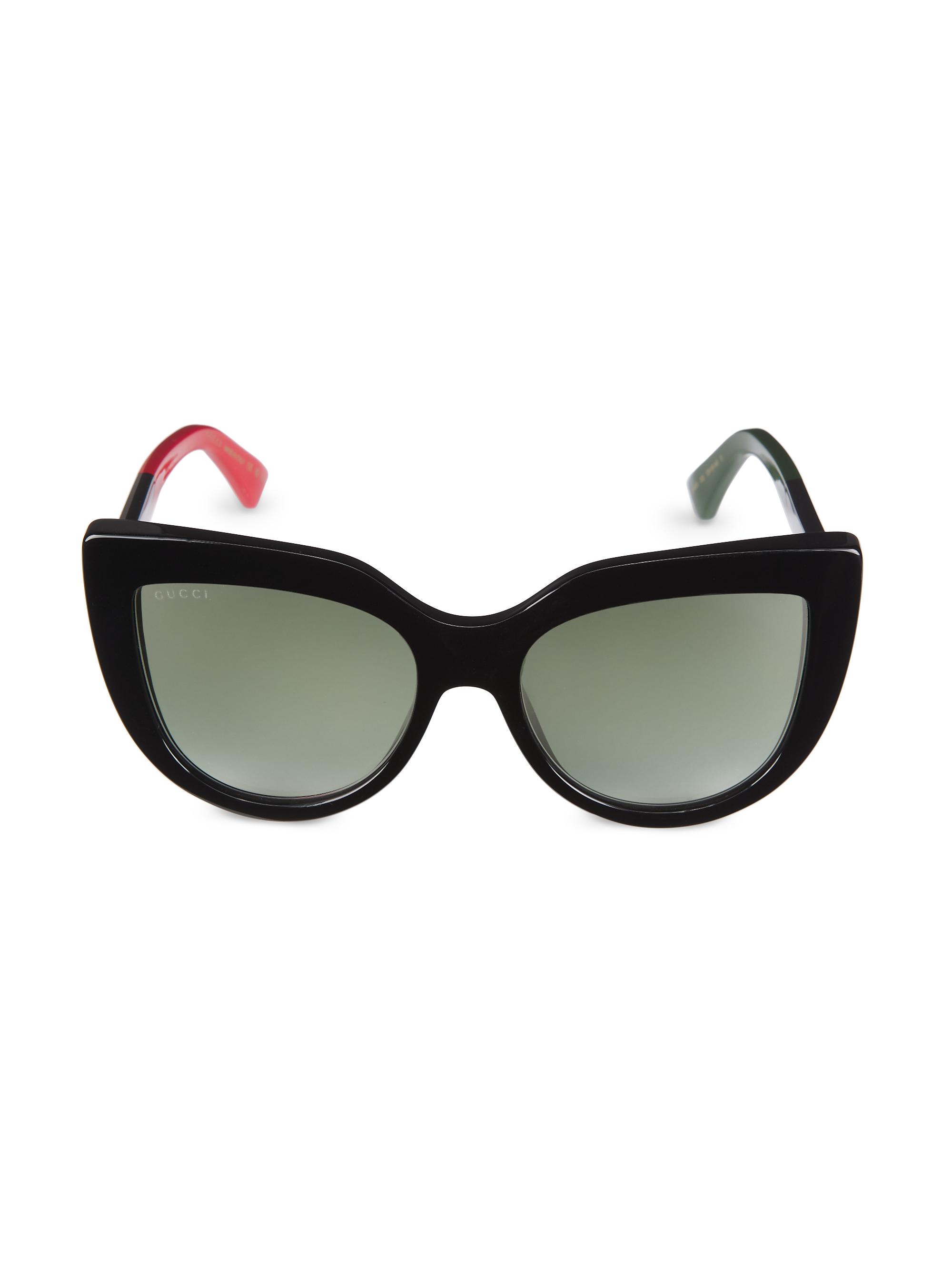 Gucci Women's 53MM Cat-Eye Sunglasses - Black