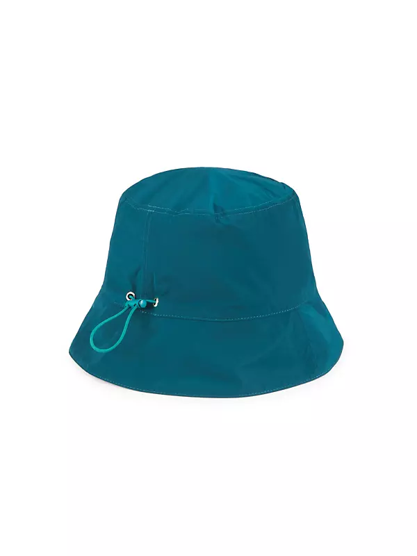 Off-White Embroidered Logo Bucket Hat - Blue
