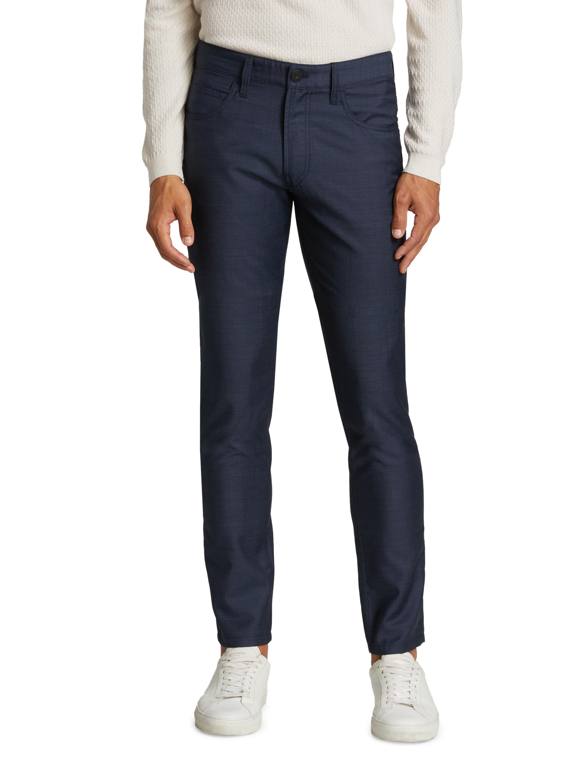 Emporio Armani Five-Pocket Wool Pants | Saks Fifth Avenue