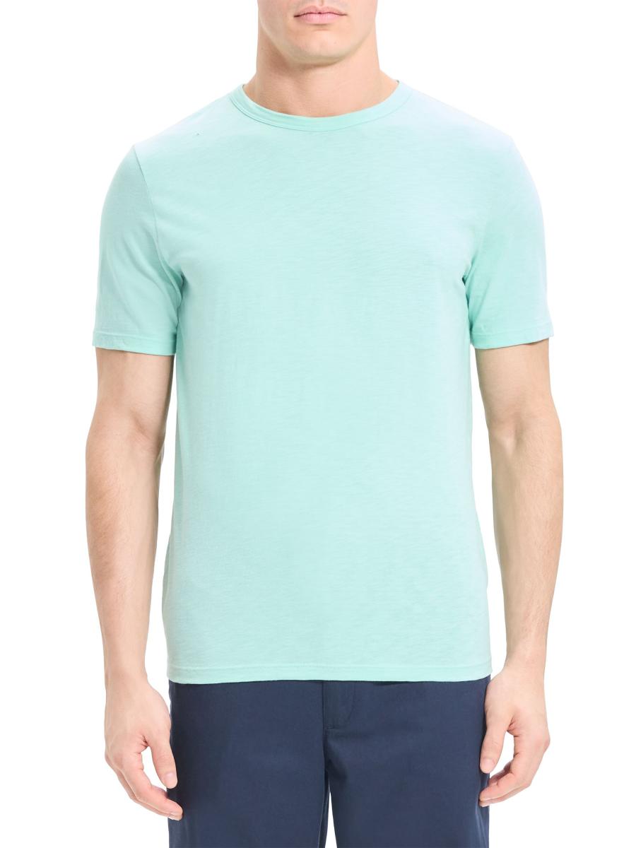 Theory Essential Short-Sleeve Cotton T-Shirt | Saks Fifth Avenue