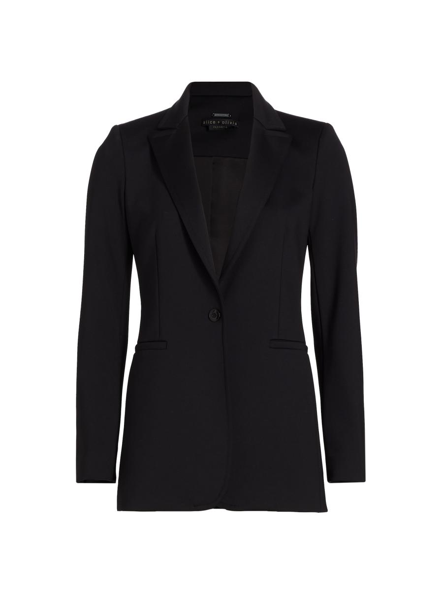 Alice Olivia SALE お洒落すぎるブレザーロンパーブラック Alice Olivia SALE お洒落すぎるブレザーロンパーブラック