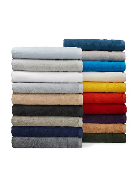 LAUREN RALPH LAUREN KITCHEN TOWELS (2) GREEN BLUE MEDALLION 100% COTTON NWT