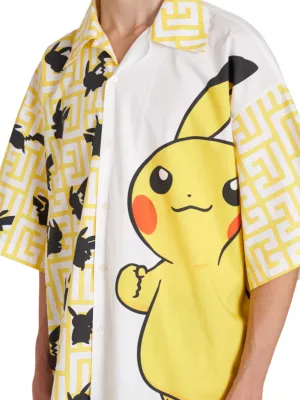 Balmain x Pokemon Oversized Shirt Yellow