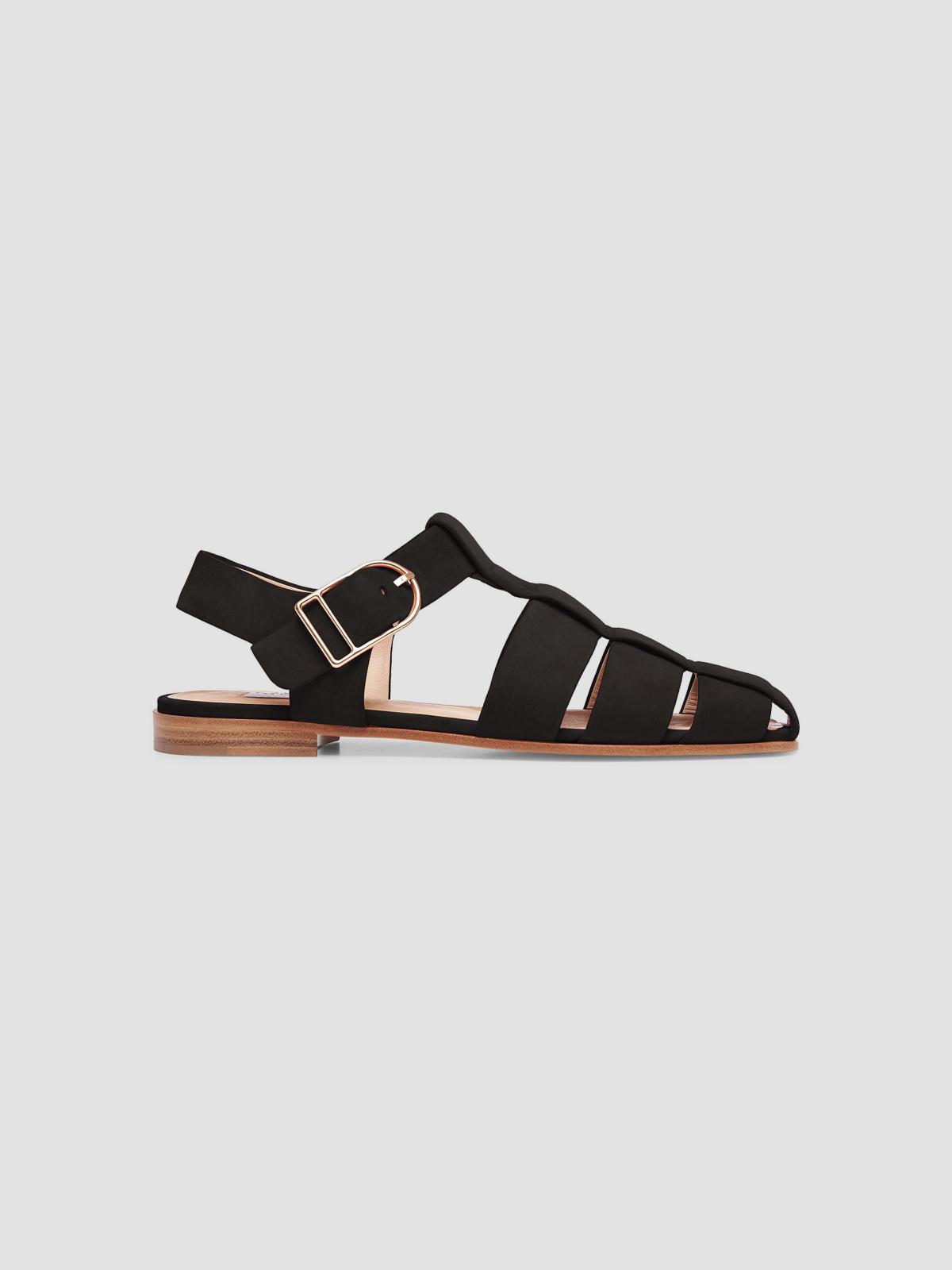 Lynn Suede Fisherman Sandals