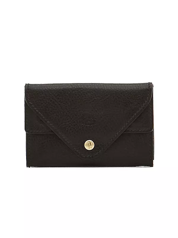 Shop Il Bisonte Uffizi Leather Envelope Card Case | Saks Fifth Avenue