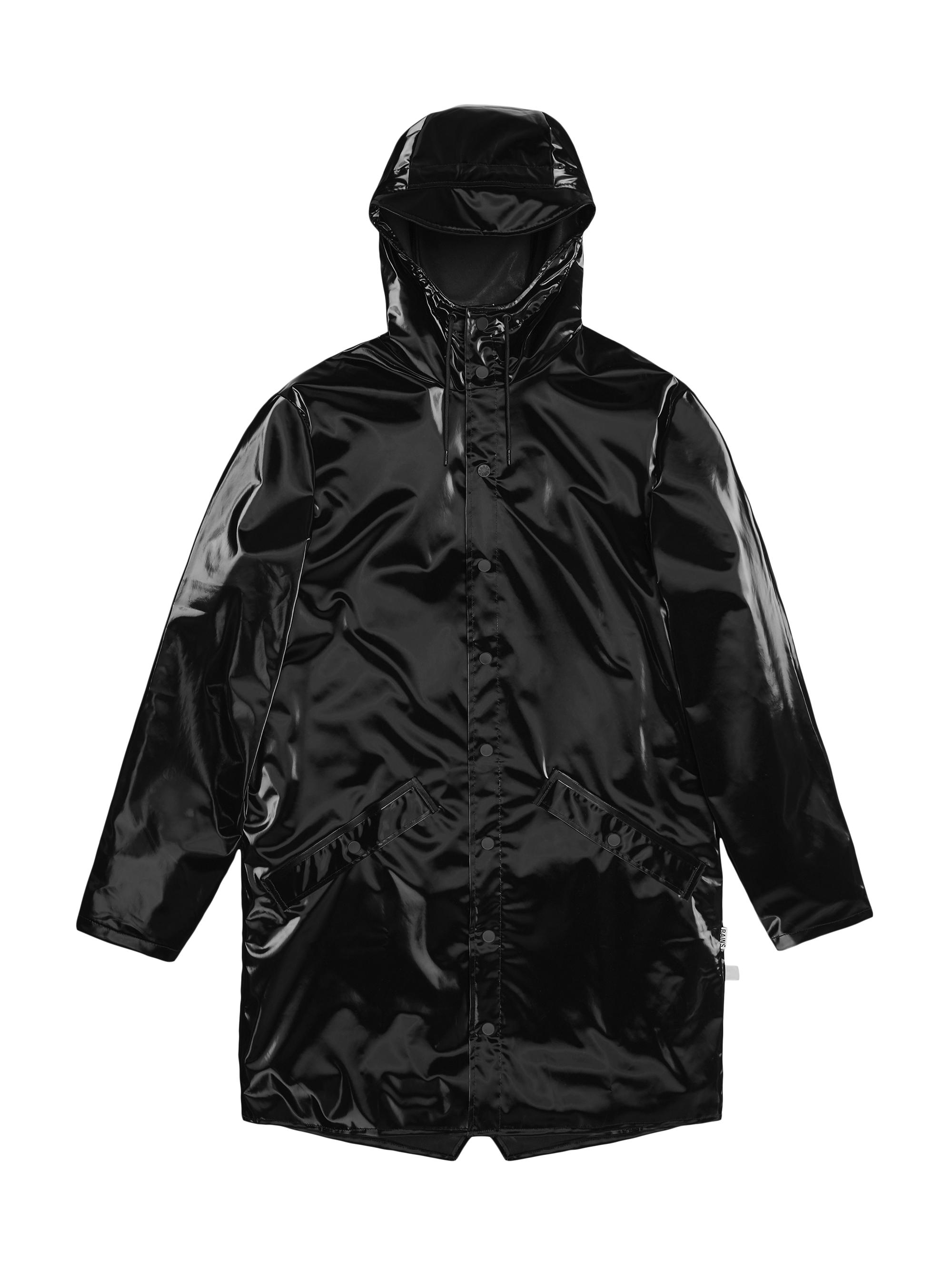 up zip sulvam rain Labor Strips Reflective with Raincoat 1pc WRITWAA Amazon.com: ブラック　S coat ジャケット・アウター